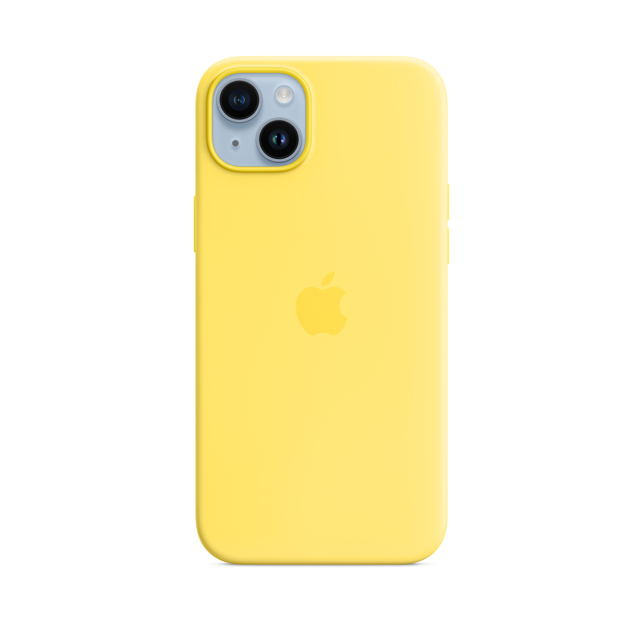 iPhone 14 Plus Silicone Case with MagSafe — Canary Yellow
