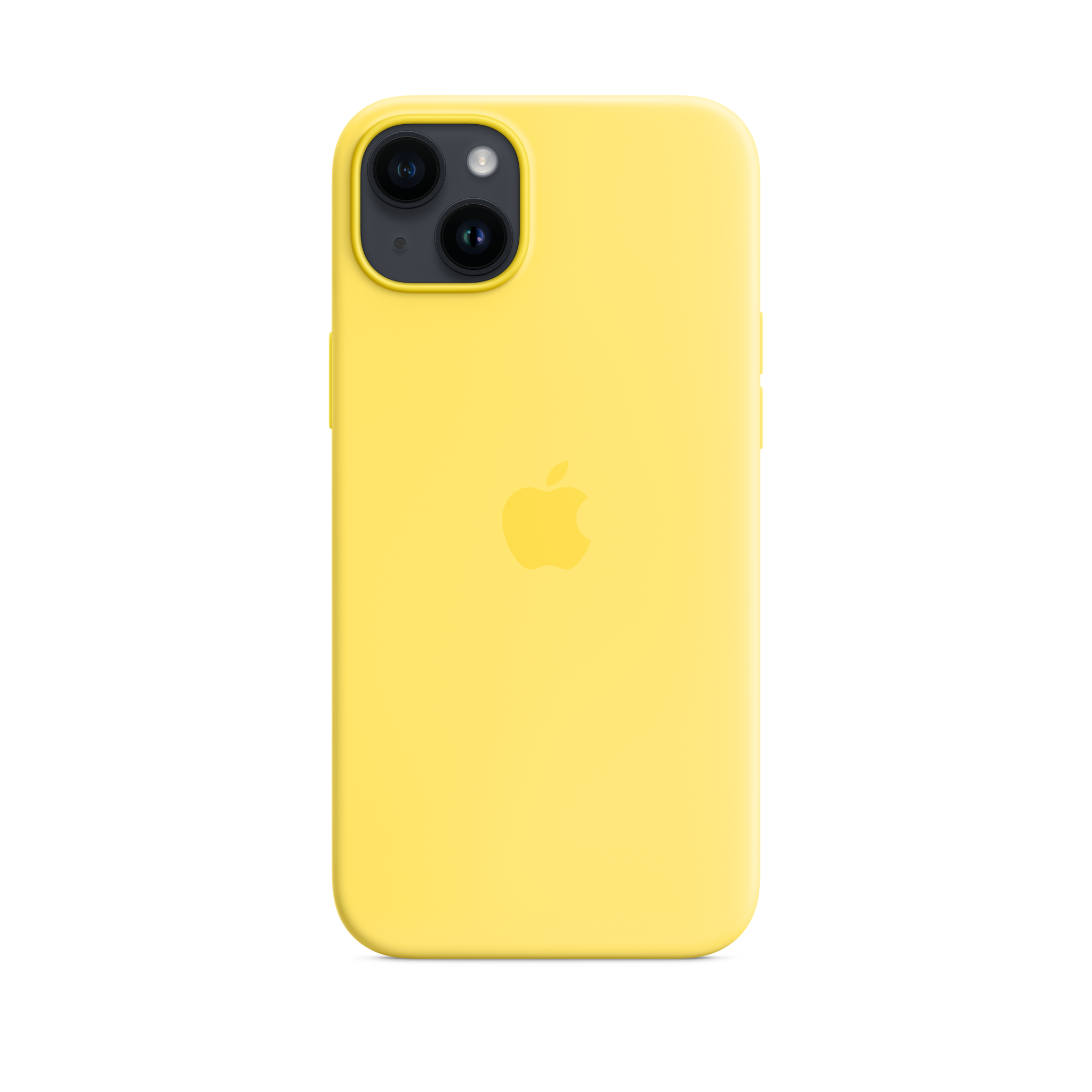 iPhone 14 Plus Silicone Case with MagSafe — Canary Yellow