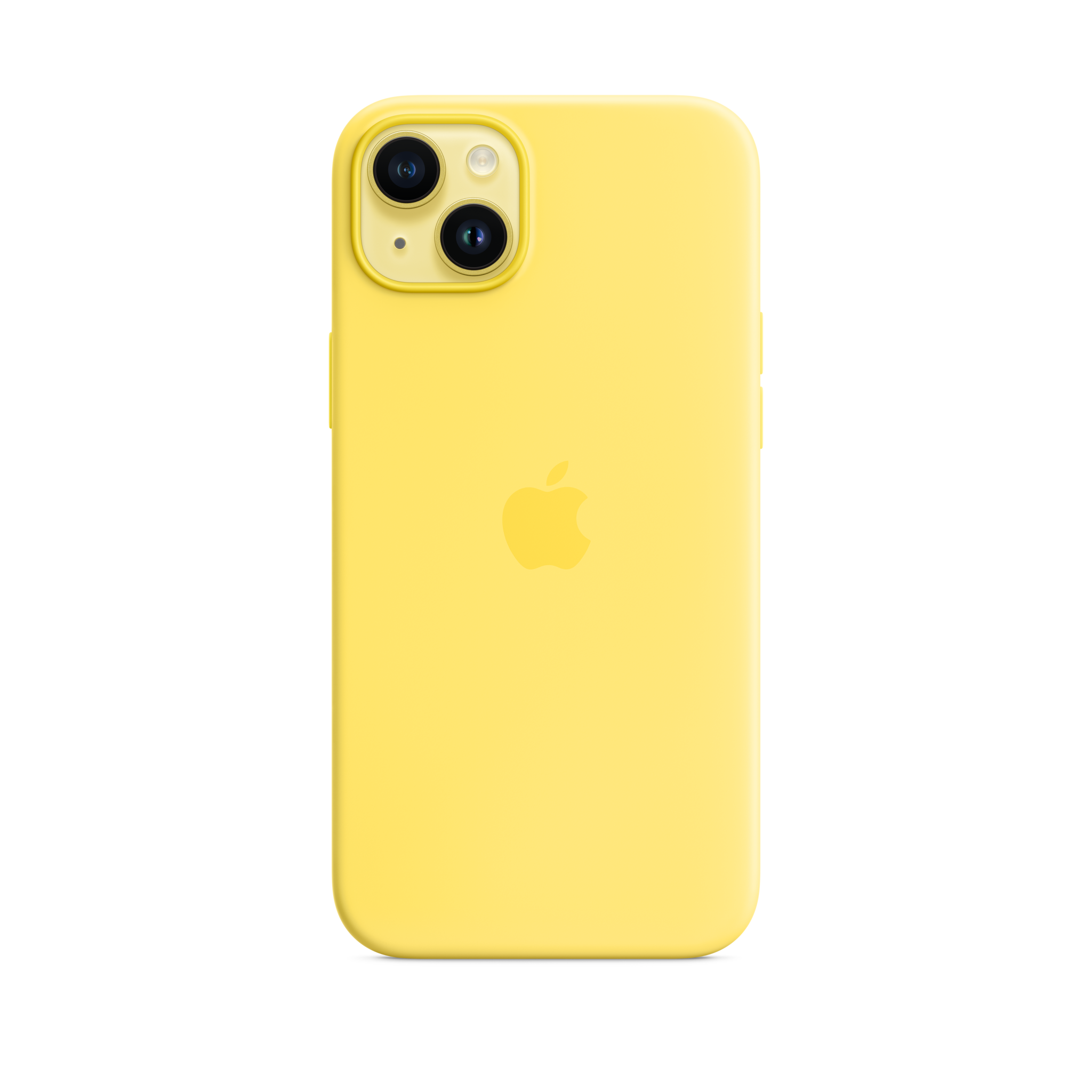 iPhone 14 Plus Silicone Case with MagSafe — Canary Yellow