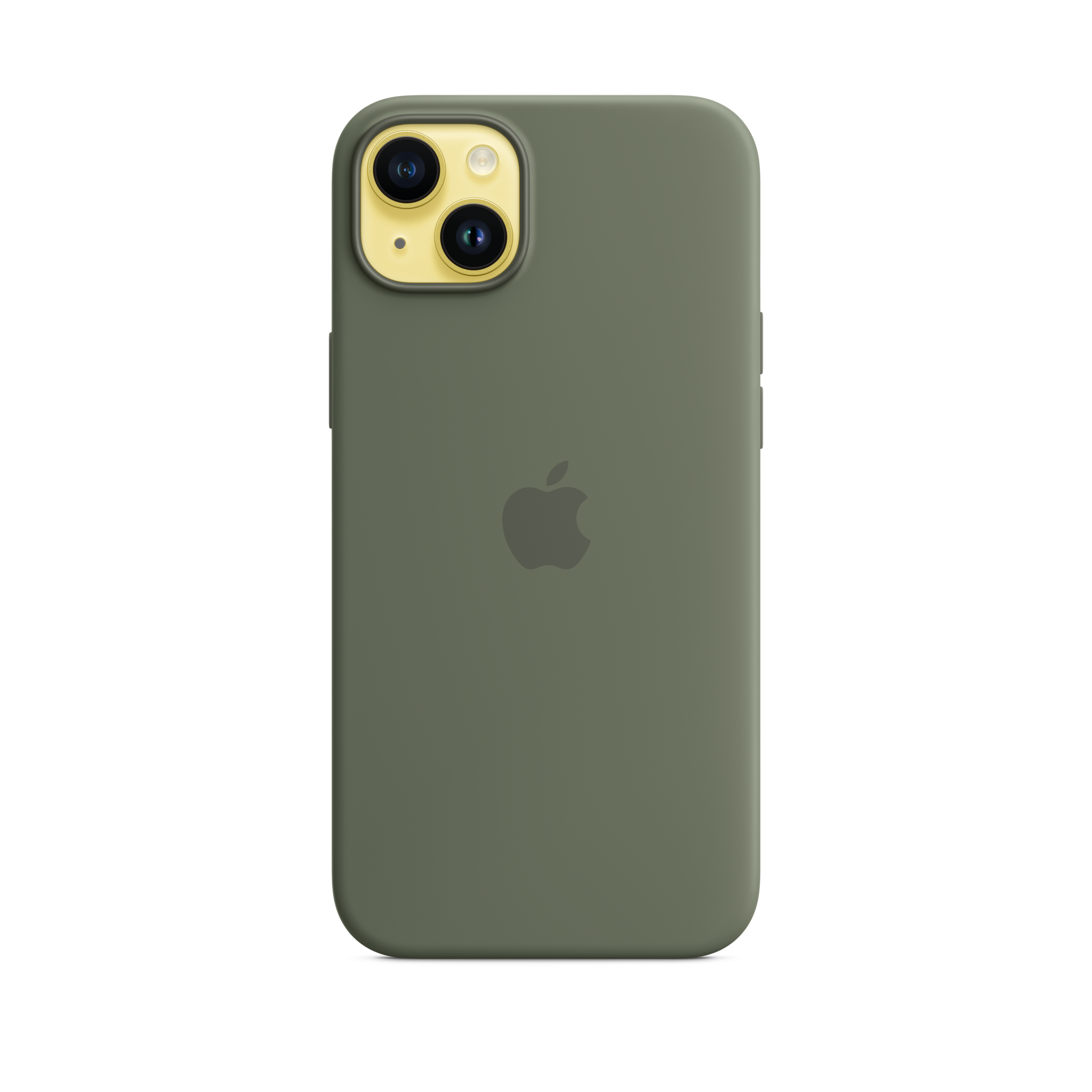 iPhone 14 Plus Silicone Case with MagSafe — Olive
