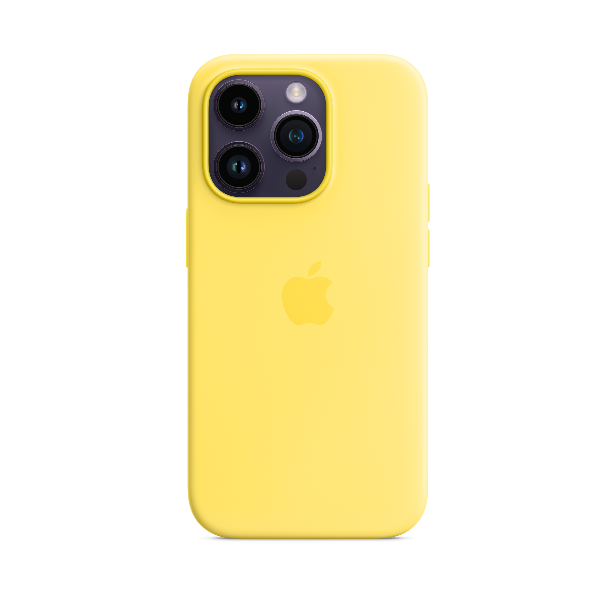 iPhone 14 Pro Silicone Case with MagSafe — Canary Yellow