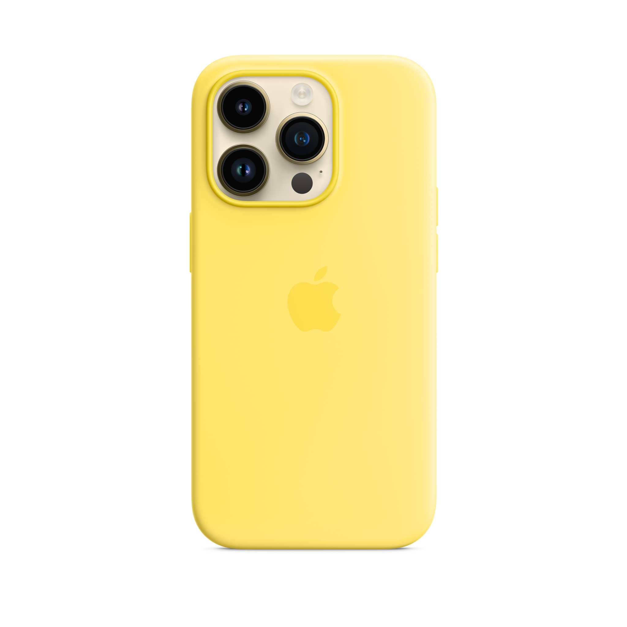 iPhone 14 Pro Silicone Case with MagSafe — Canary Yellow