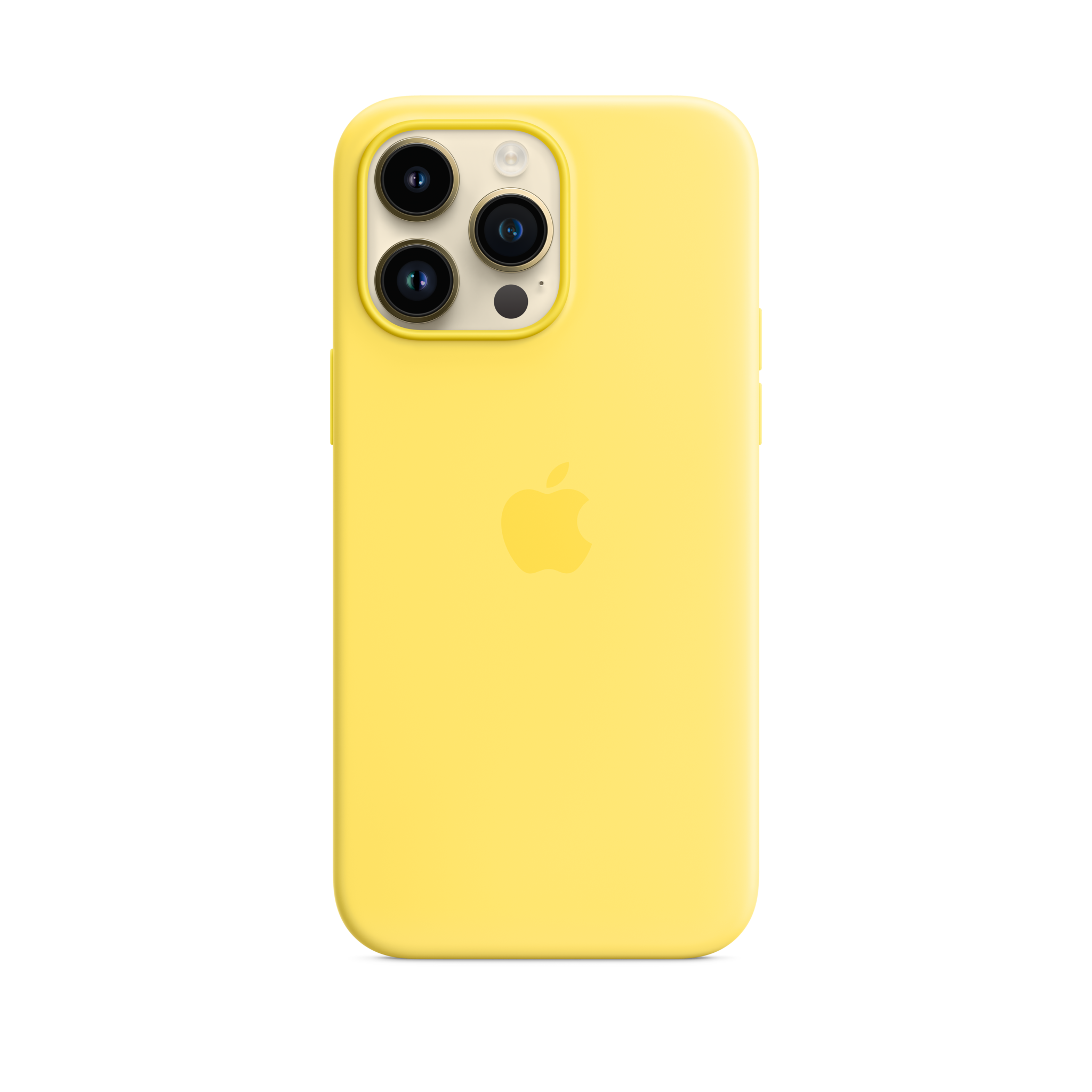 iPhone 14 Pro Max Silicone Case with MagSafe — Canary Yellow