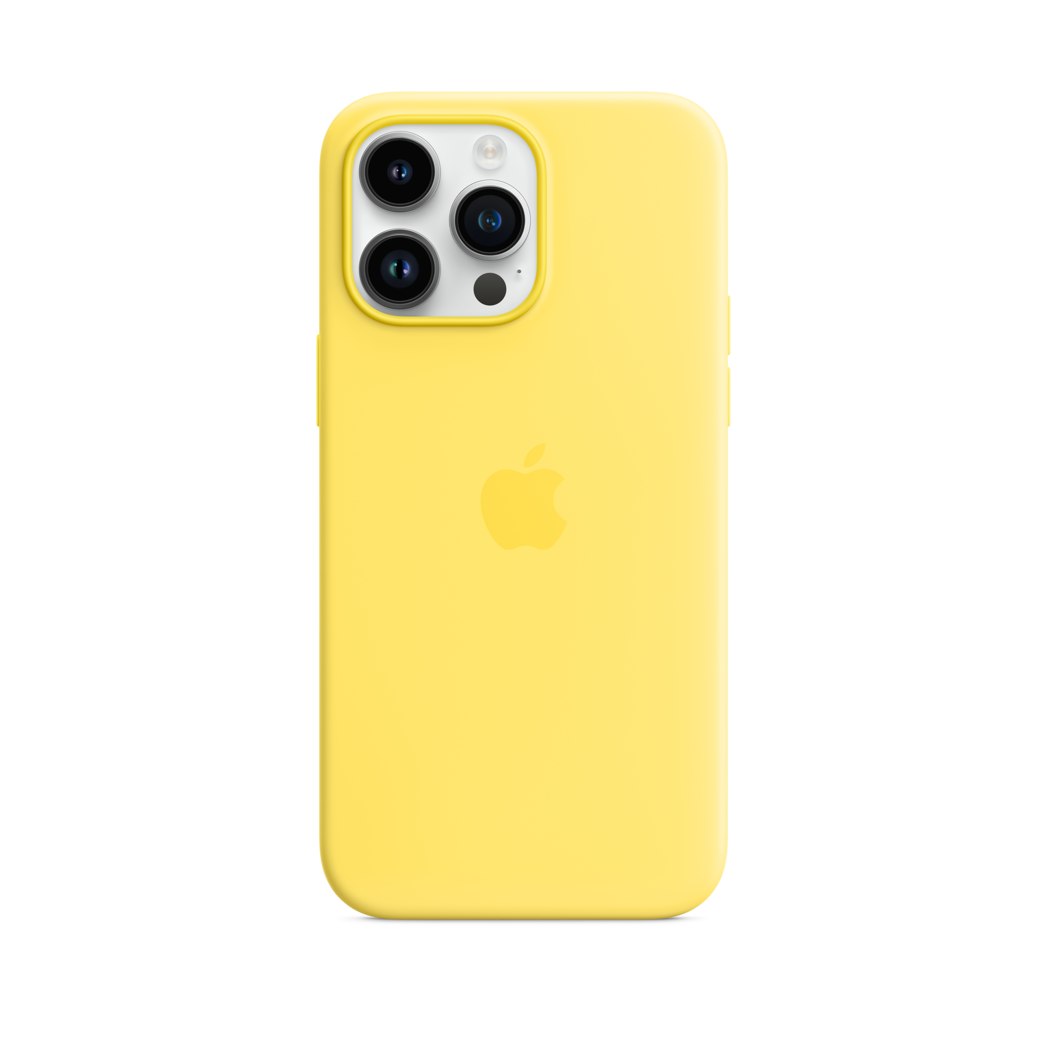 iPhone 14 Pro Max Silicone Case with MagSafe — Canary Yellow