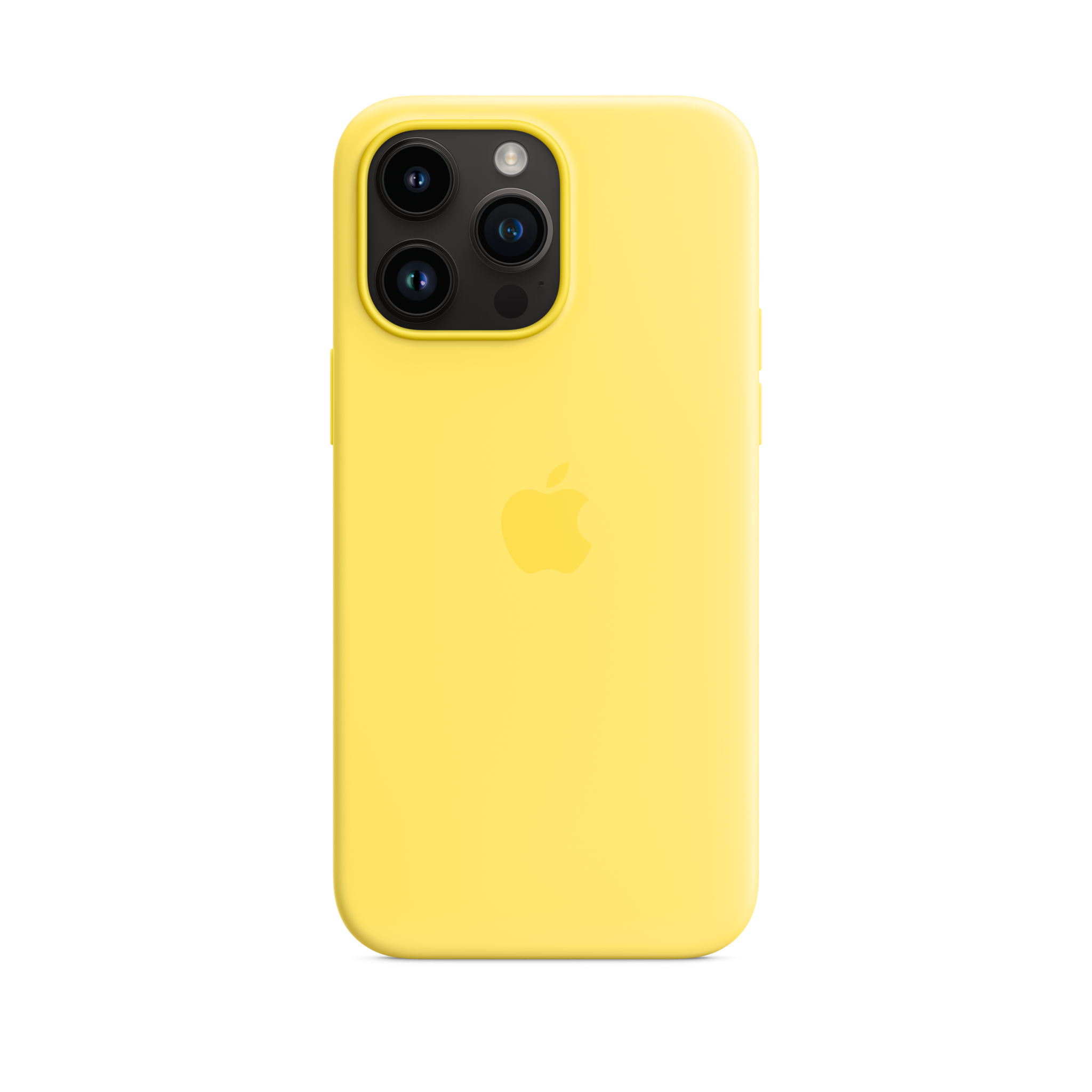 iPhone 14 Pro Max Silicone Case with MagSafe — Canary Yellow