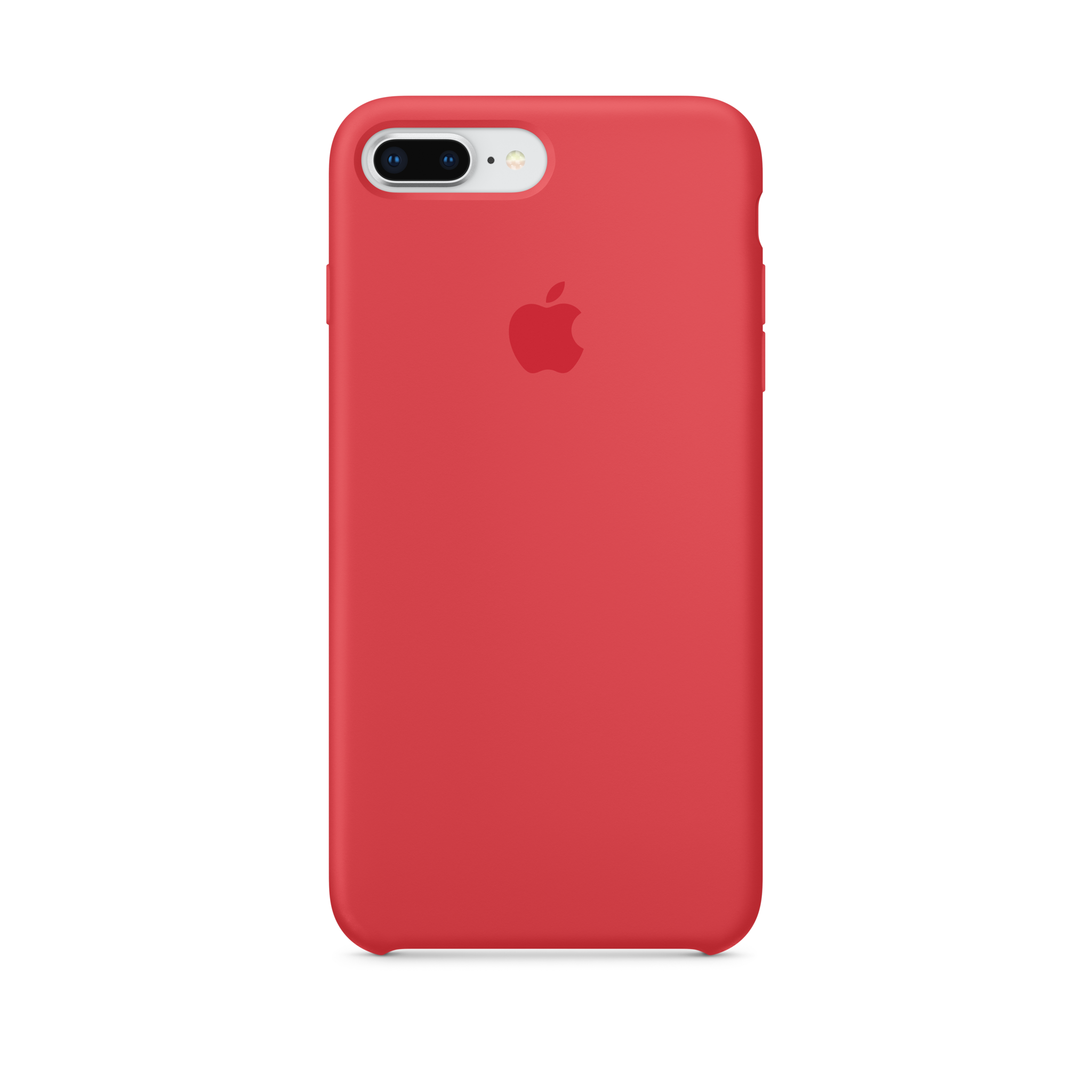 iPhone 8 Plus / 7 Plus Silicone Case — Red Raspberry