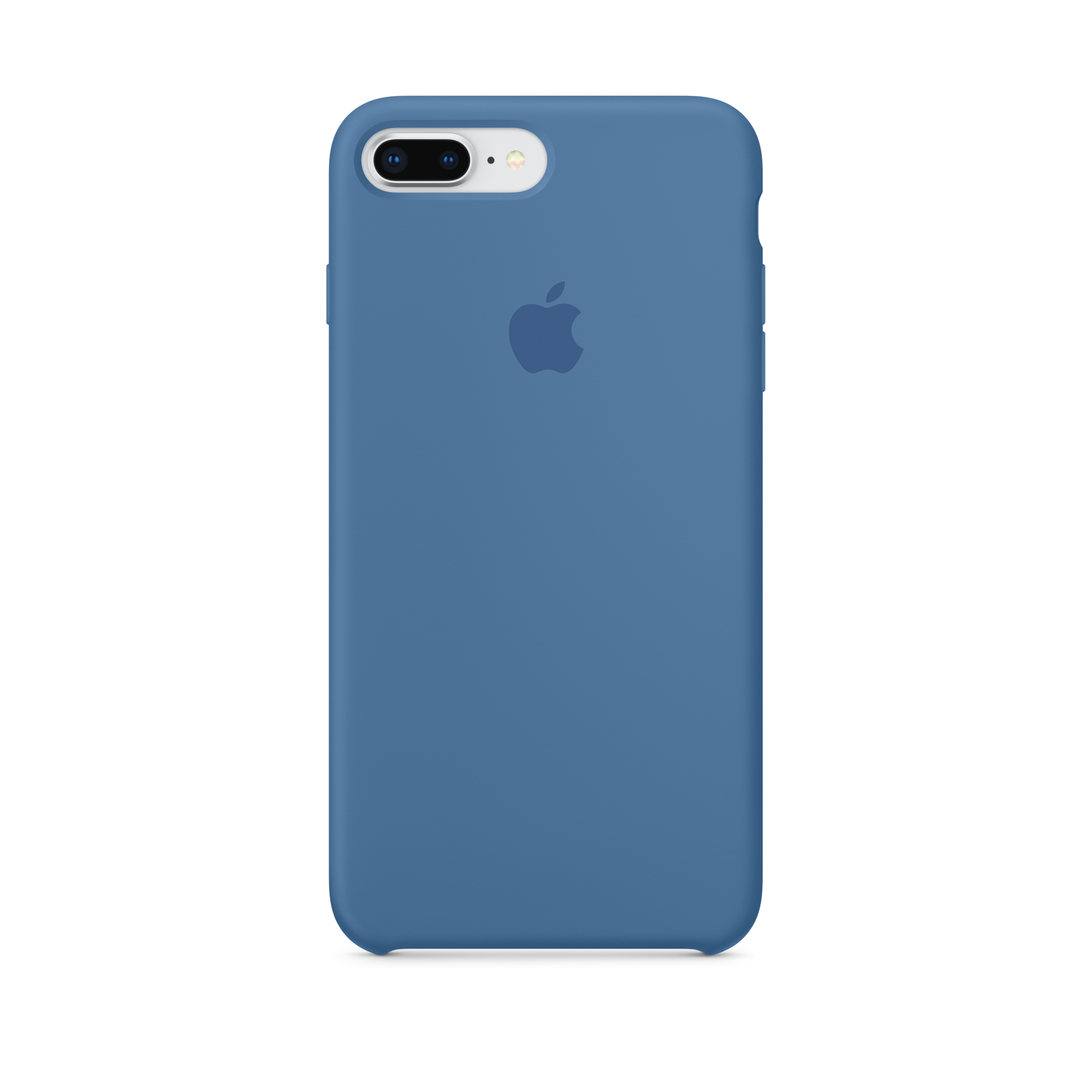 iPhone 8 Plus / 7 Plus Silicone Case — Denim Blue