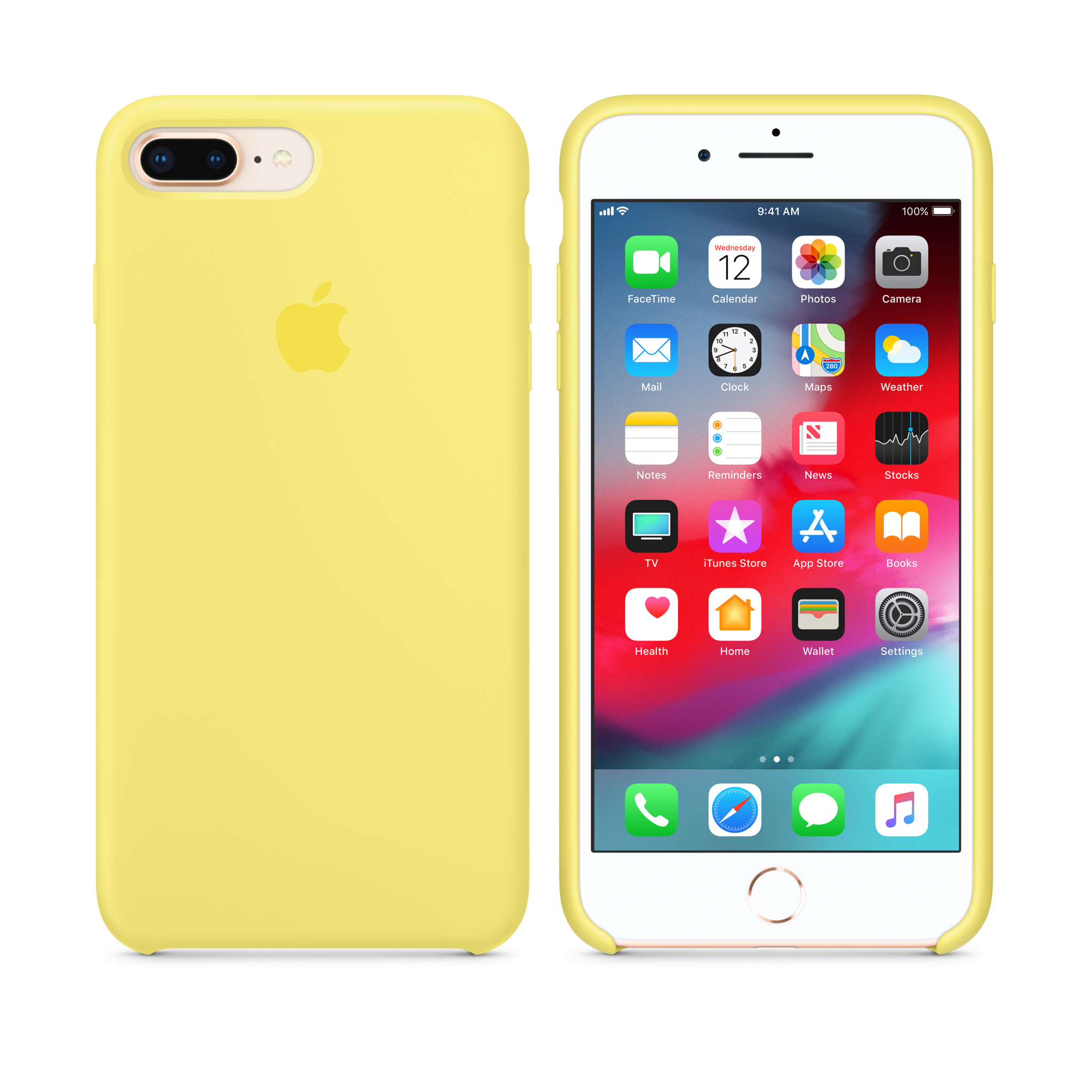 iPhone 8 Plus / 7 Plus Silicone Case — Lemonade