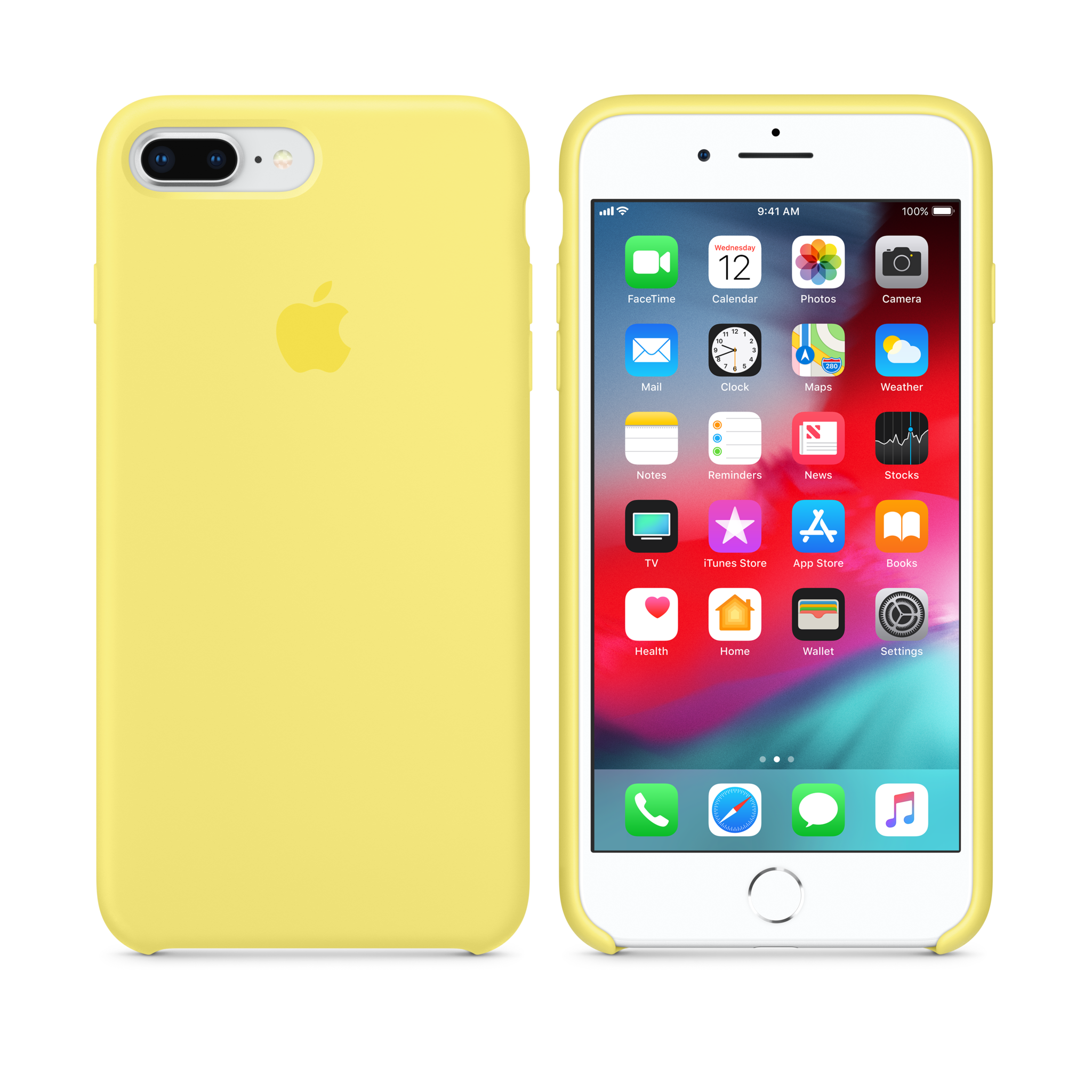 iPhone 8 Plus / 7 Plus Silicone Case — Lemonade