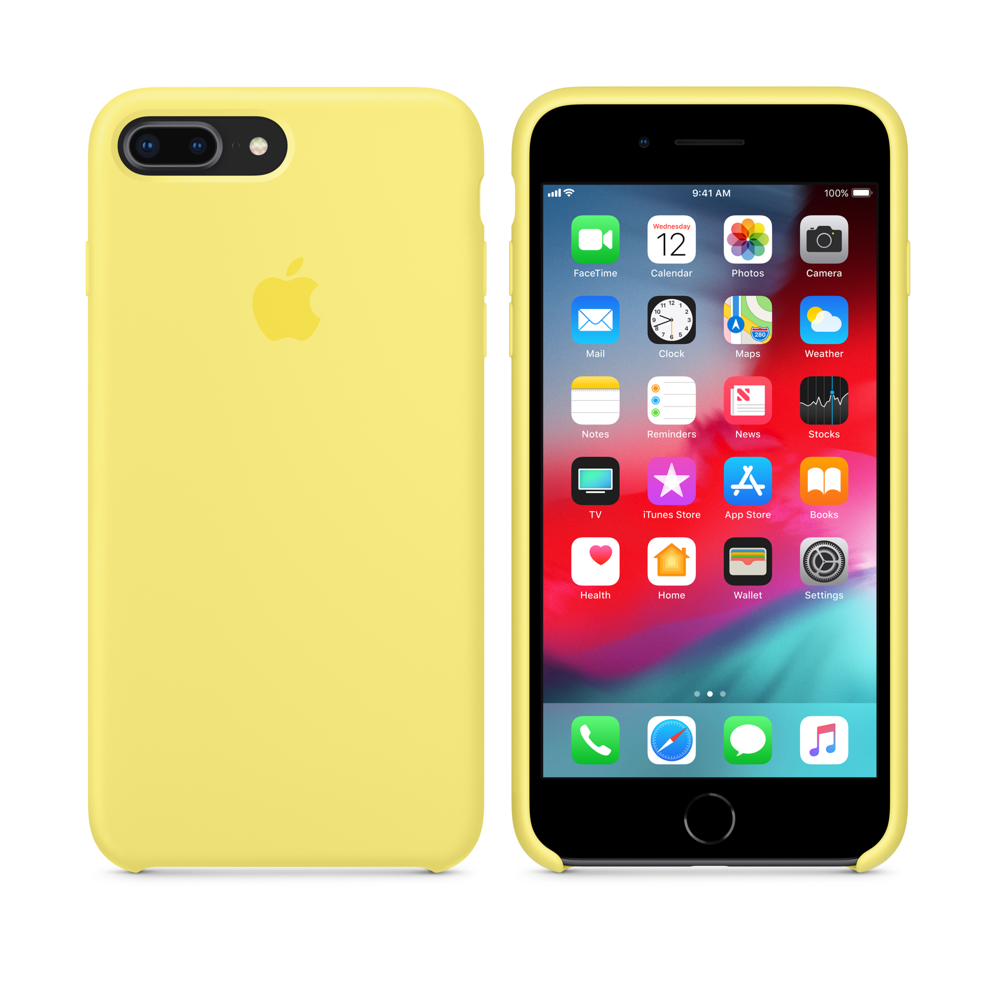 iPhone 8 Plus / 7 Plus Silicone Case — Lemonade