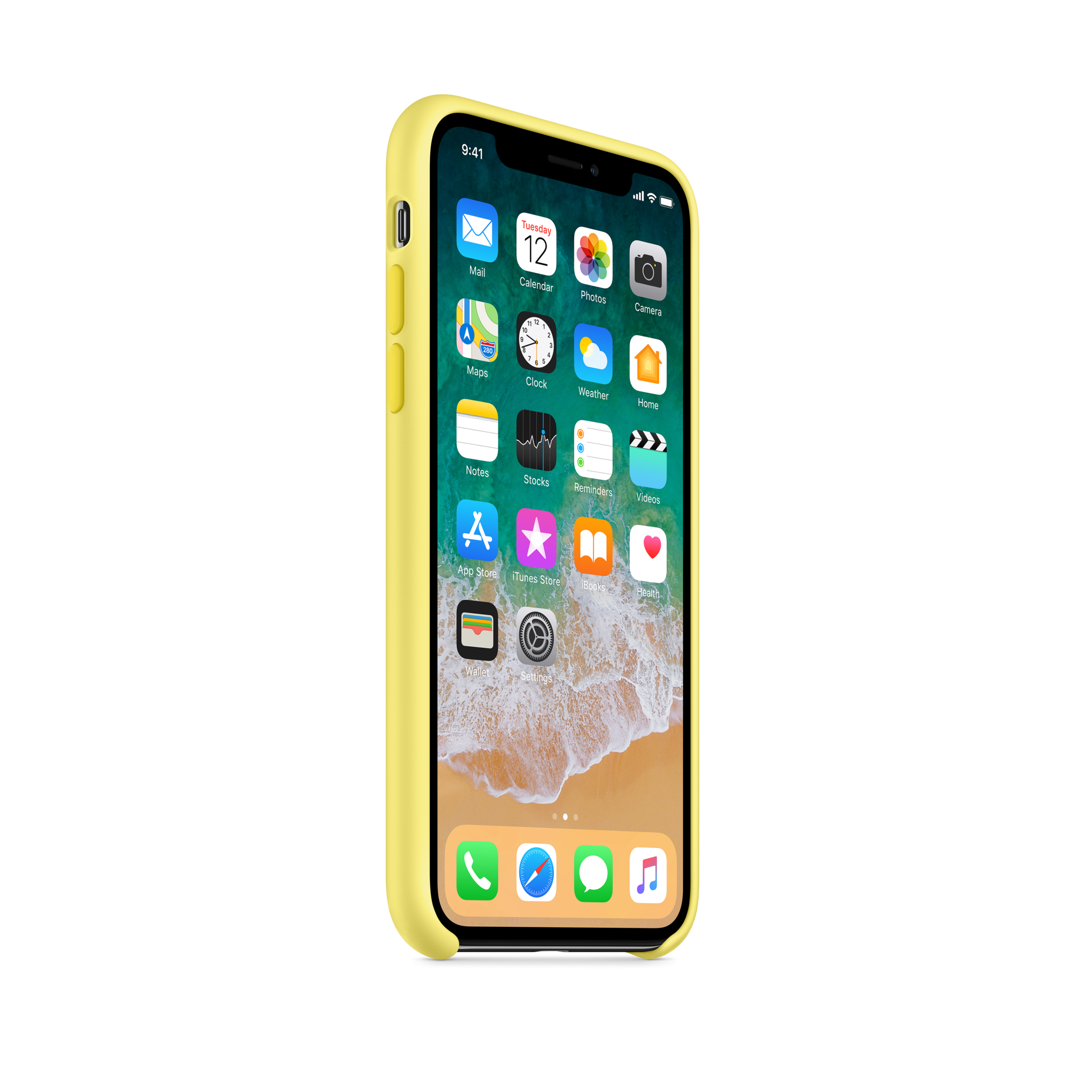 iPhone X Silicone Case — Lemonade