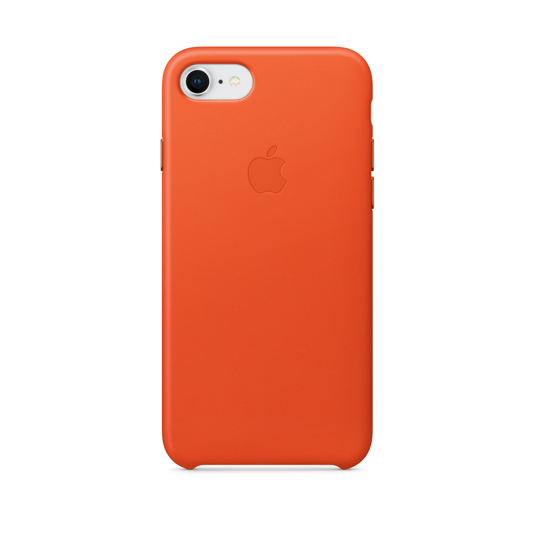 iPhone 8 / 7 Leather Case — Bright Orange