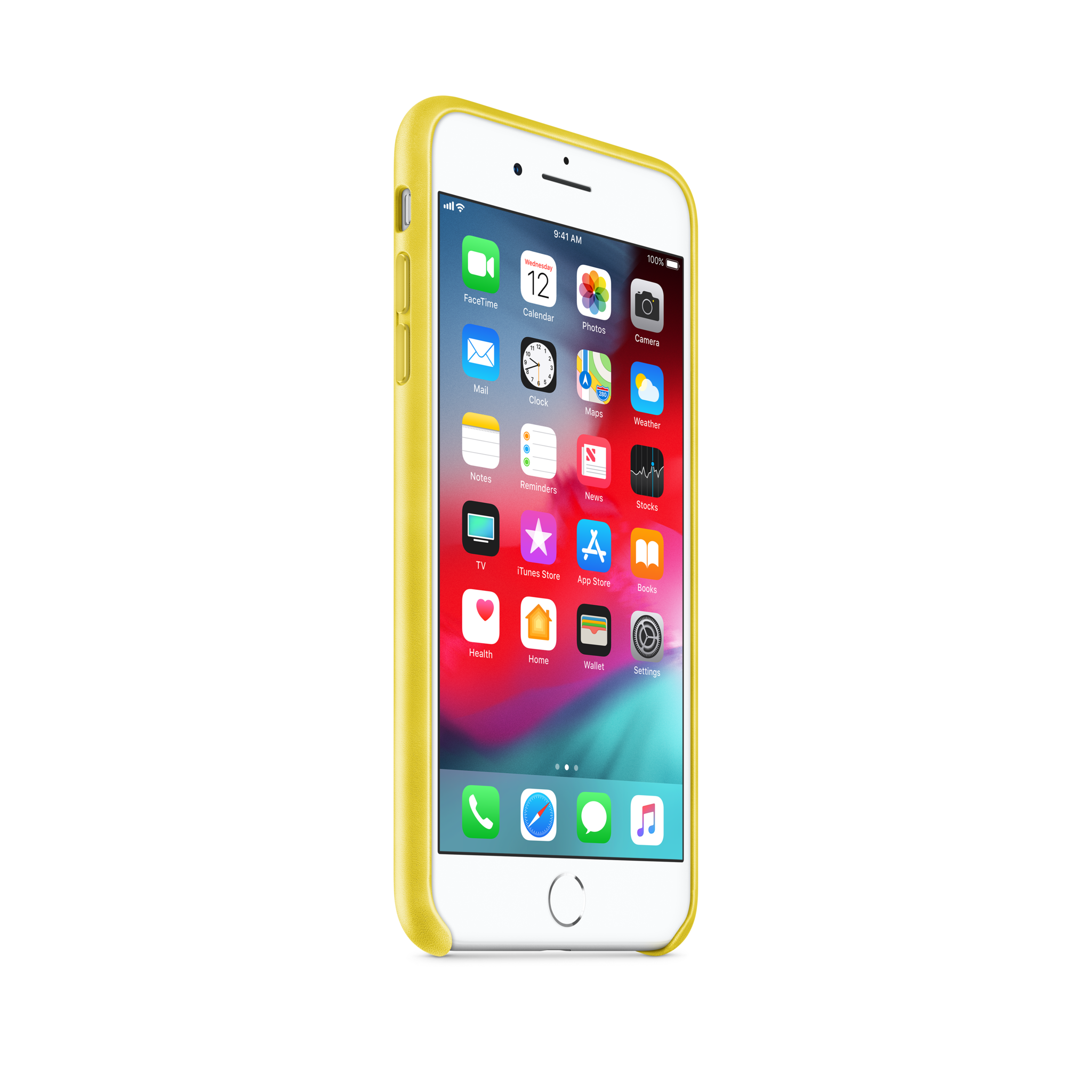 iPhone 8 Plus / 7 Plus Leather Case — Spring Yellow