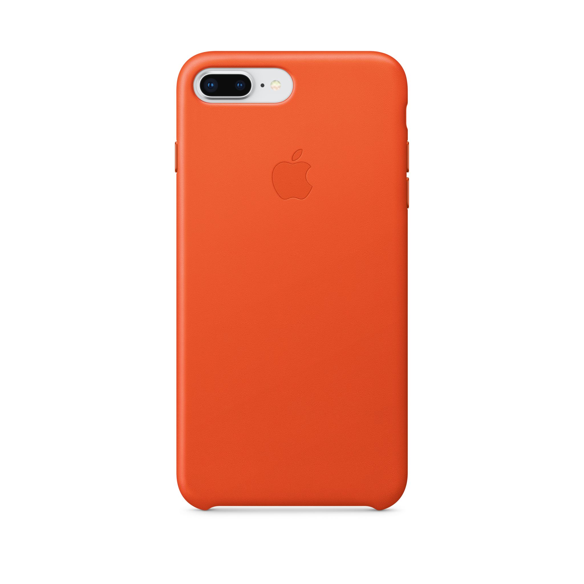 iPhone 8 Plus / 7 Plus Leather Case — Bright Orange