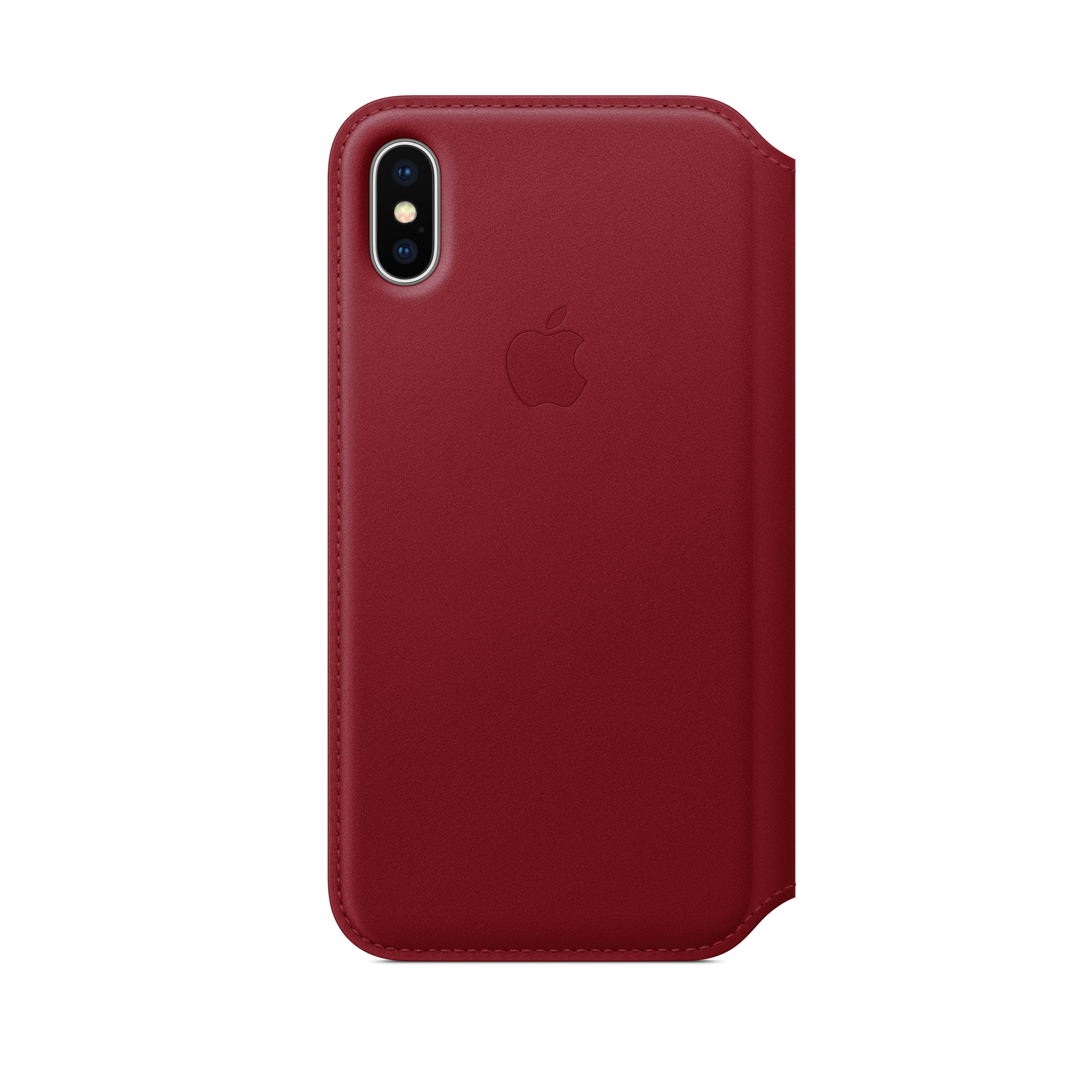 iPhone X Leather Folio — PRODUCT(RED)