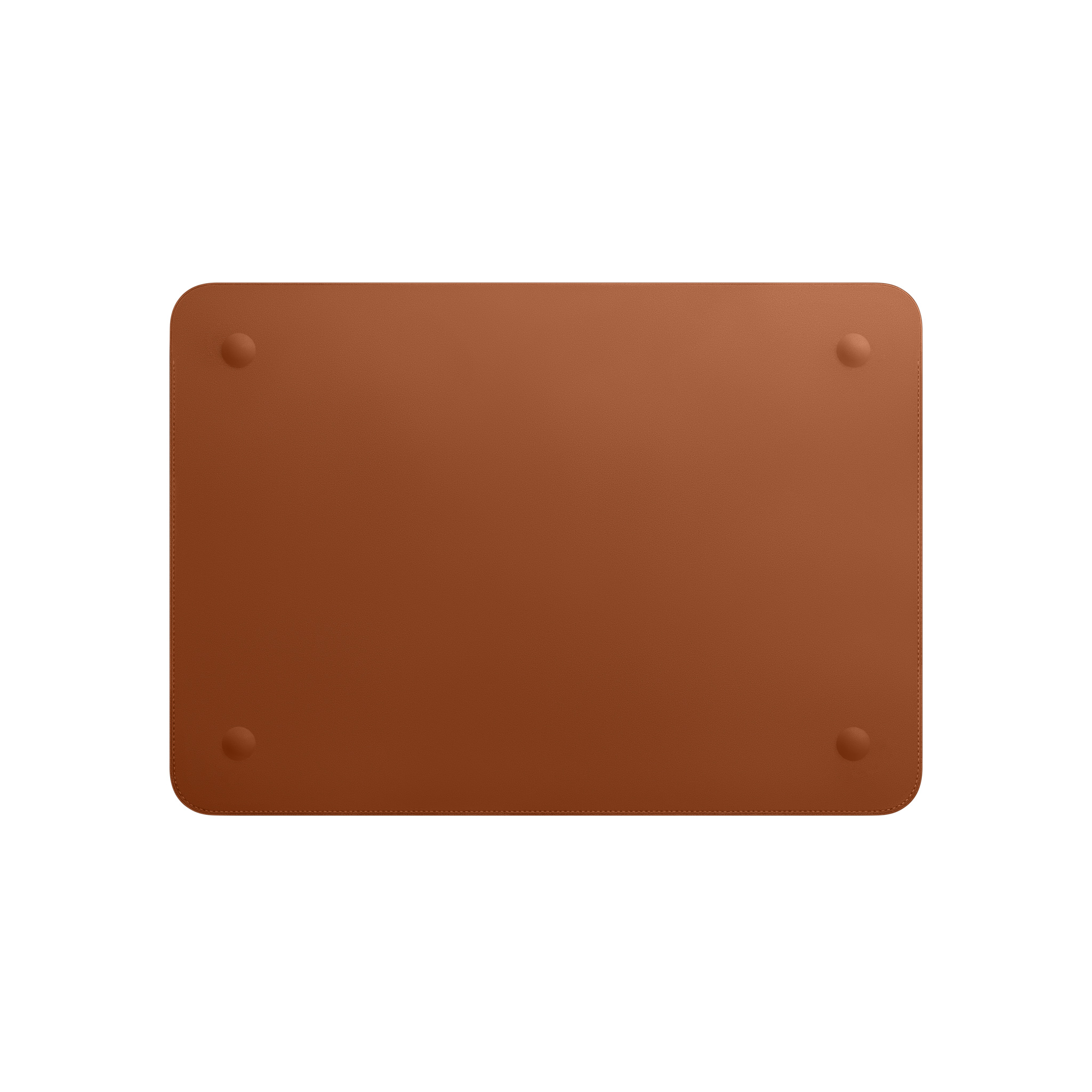 Leather Sleeve for 15″ MacBook Pro — Saddle Brown