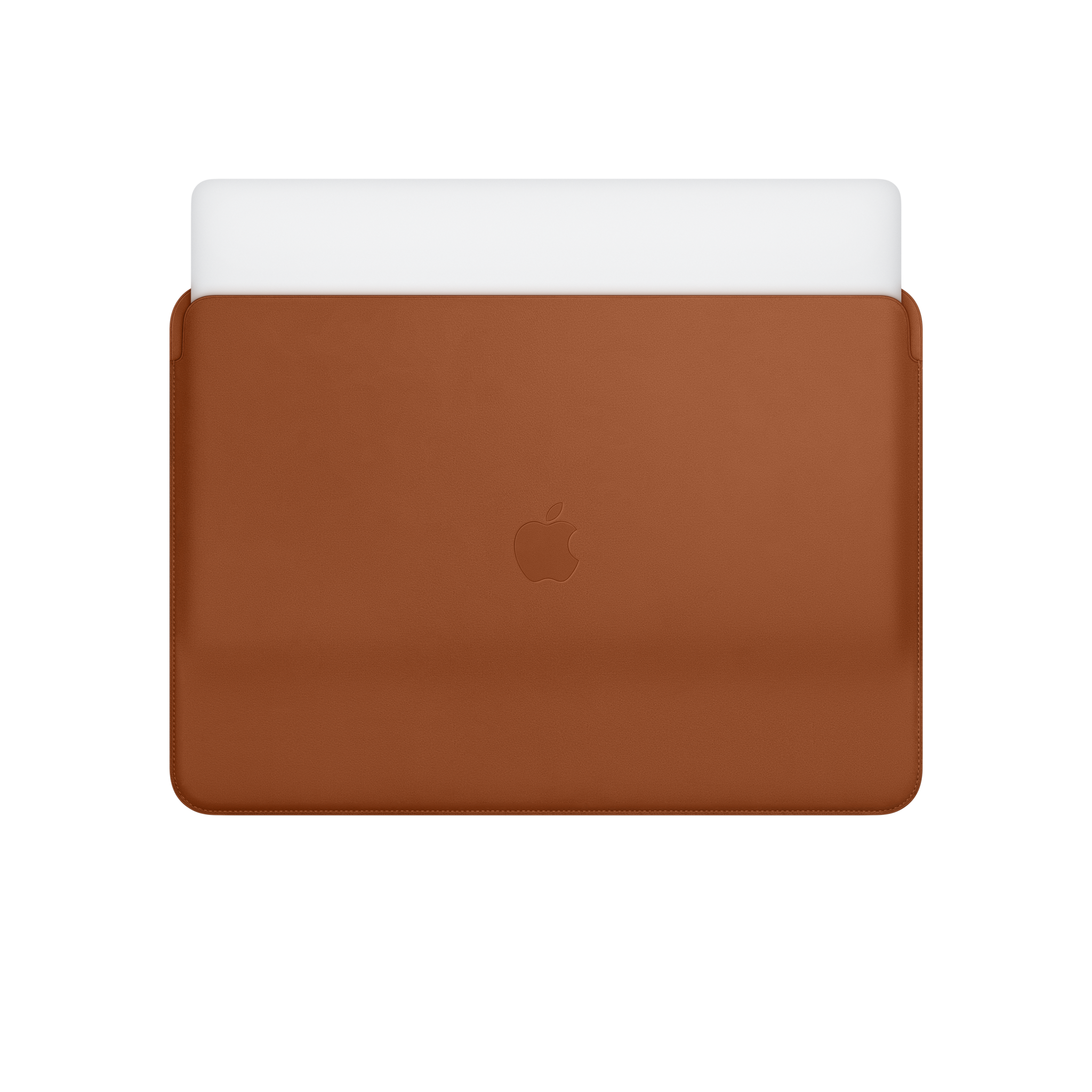 Leather Sleeve for 15″ MacBook Pro — Saddle Brown