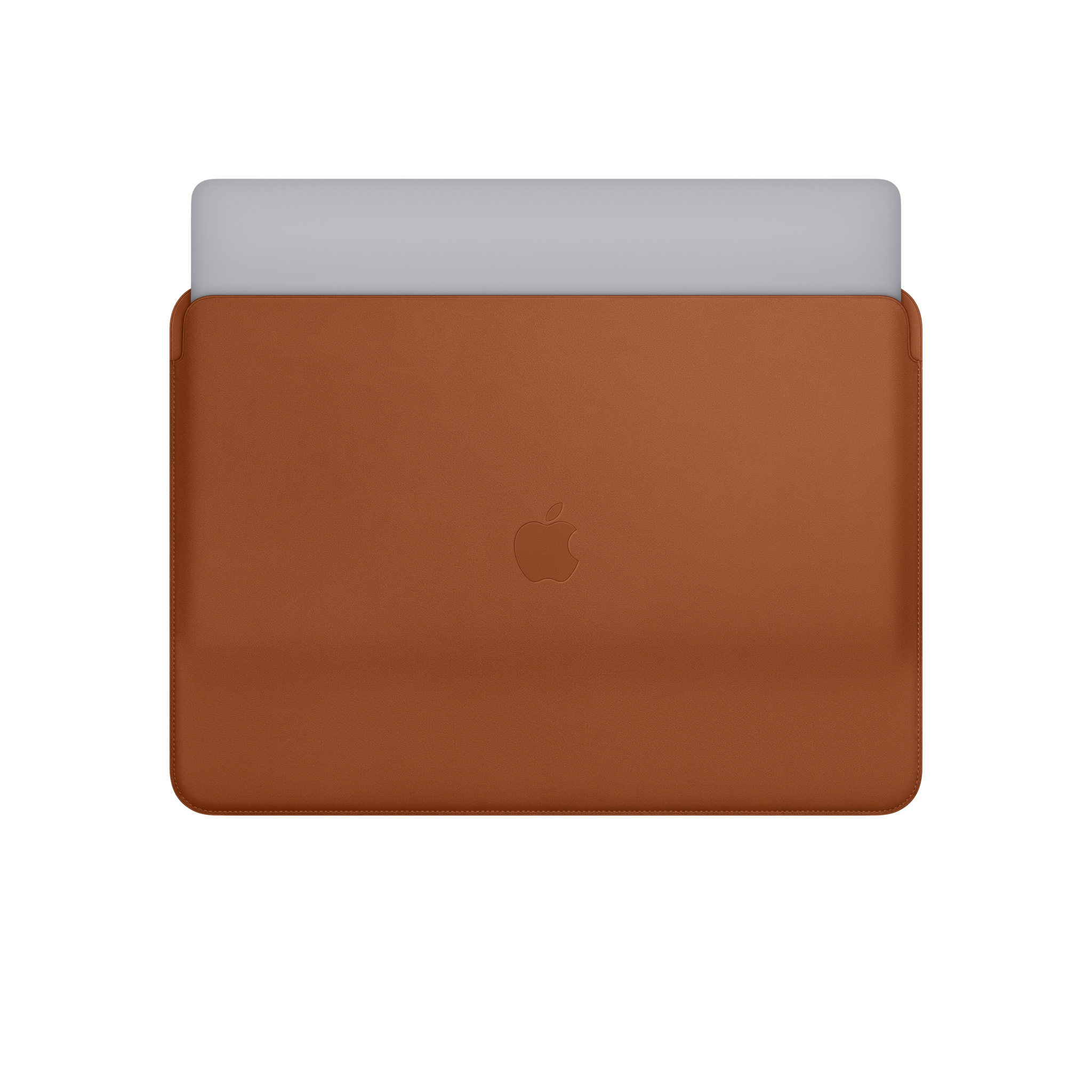 Leather Sleeve for 15″ MacBook Pro — Saddle Brown
