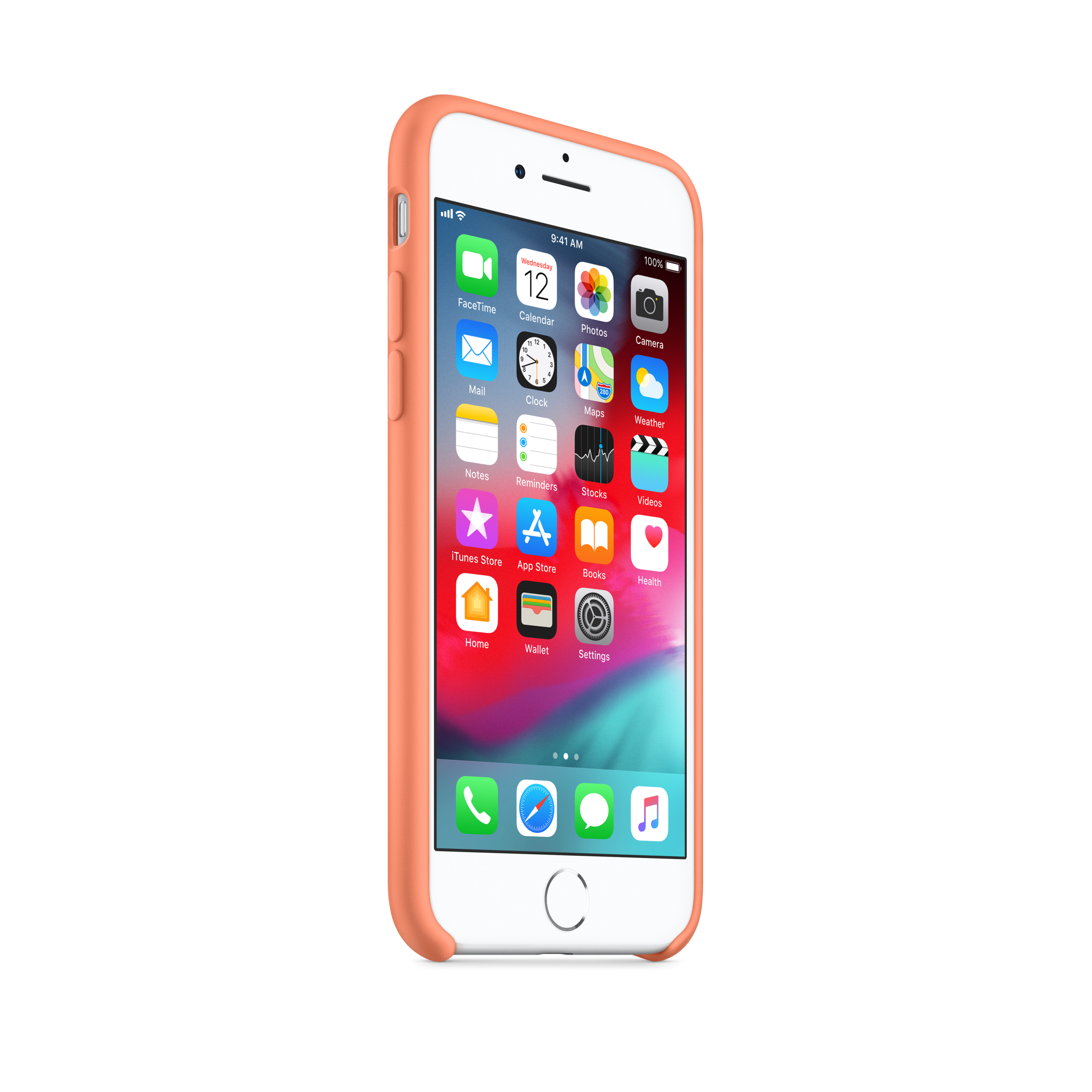 iPhone 8 / 7 Silicone Case — Peach