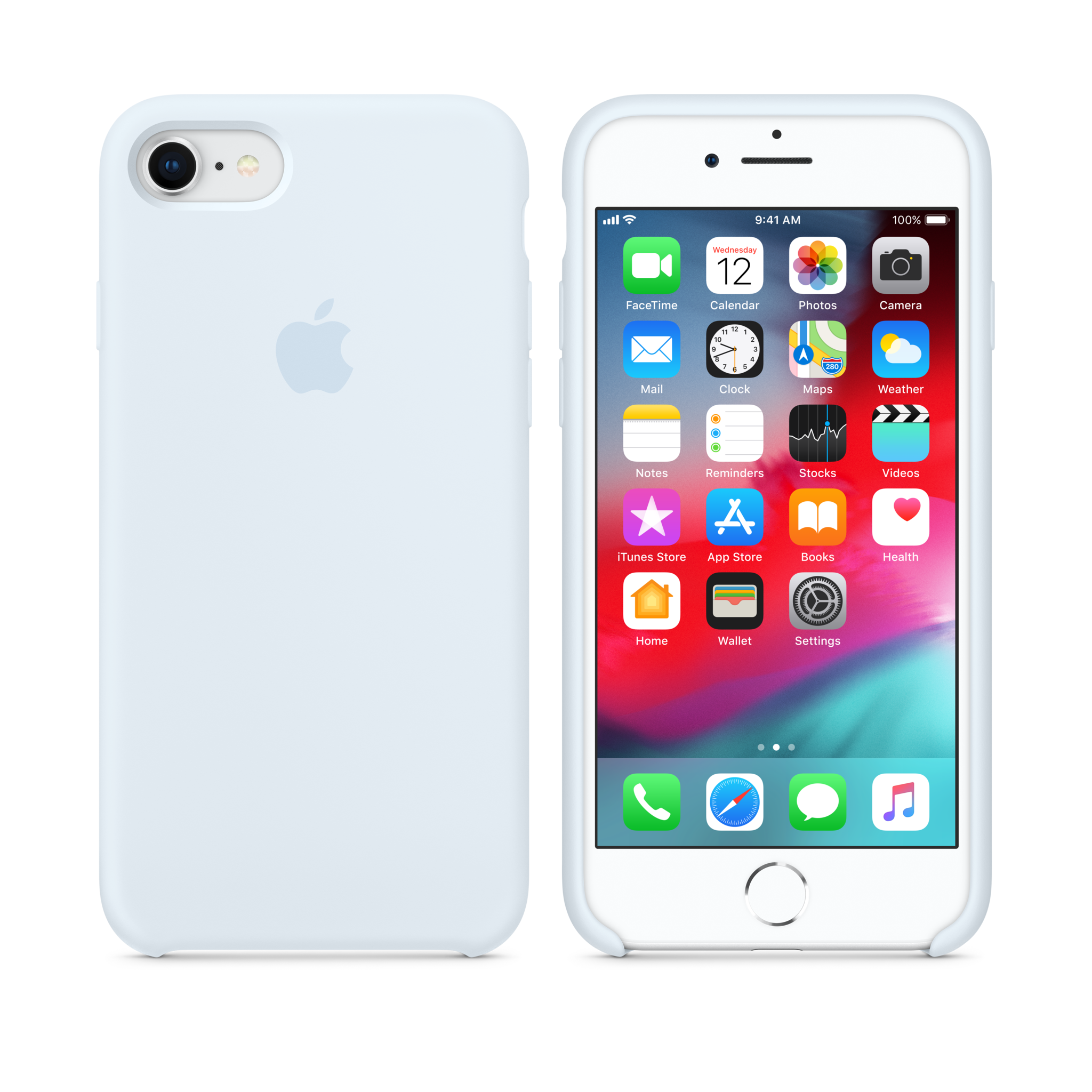 iPhone 8 / 7 Silicone Case — Sky Blue
