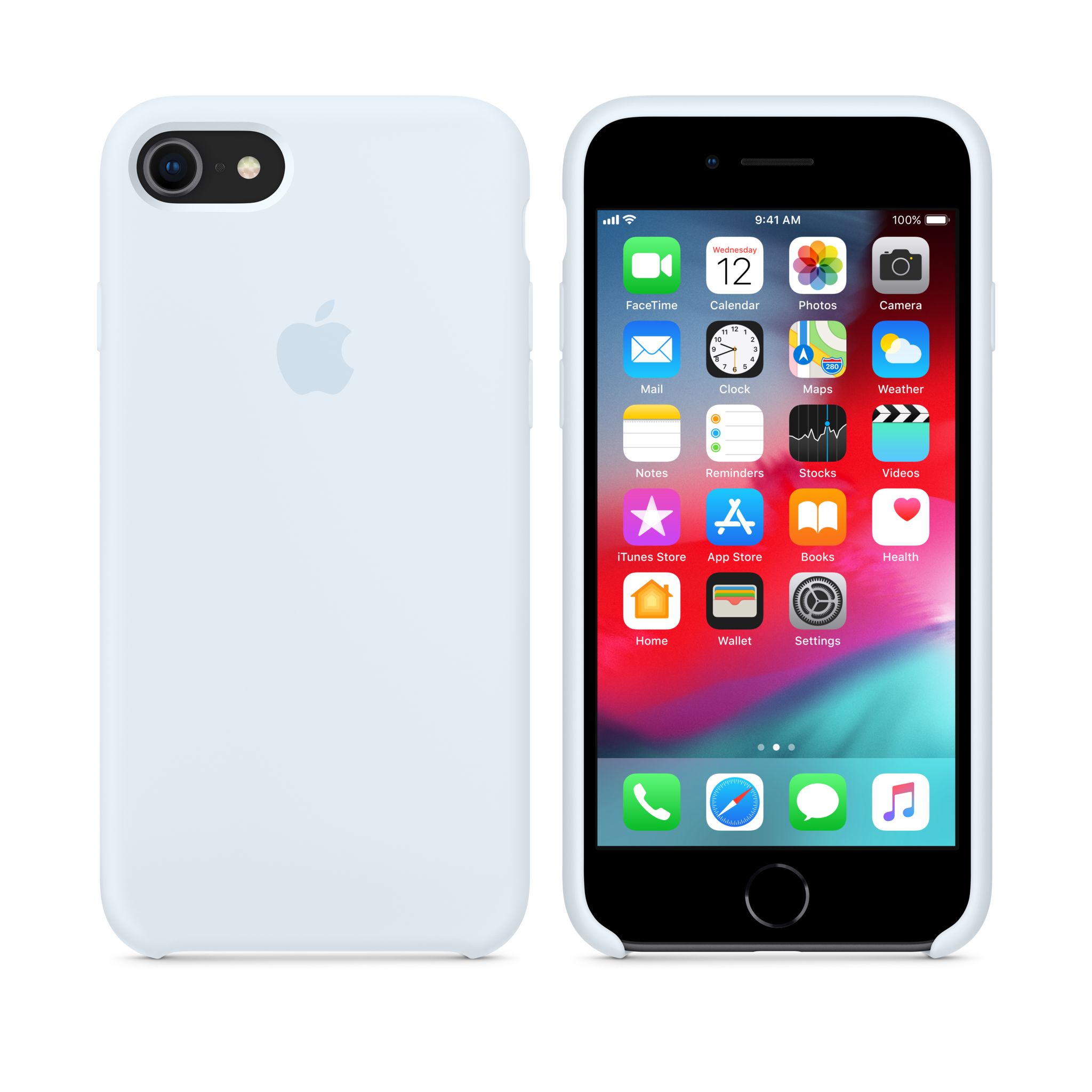 iPhone 8 / 7 Silicone Case — Sky Blue