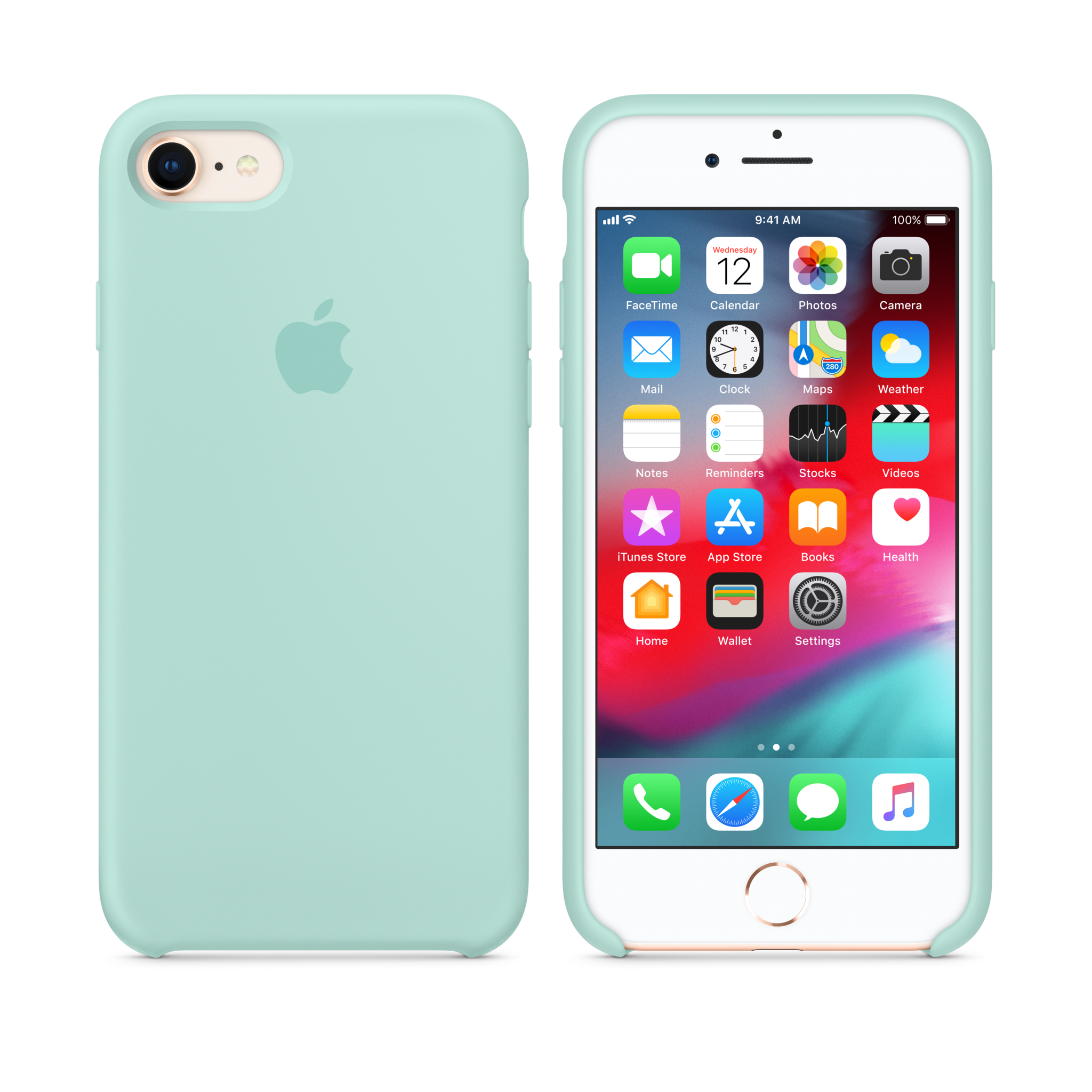 iPhone 8 / 7 Silicone Case — Marine Green