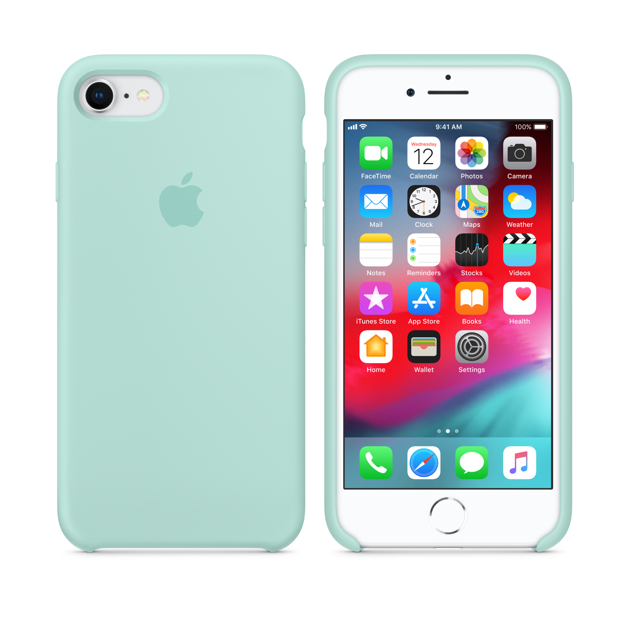 iPhone 8 / 7 Silicone Case — Marine Green