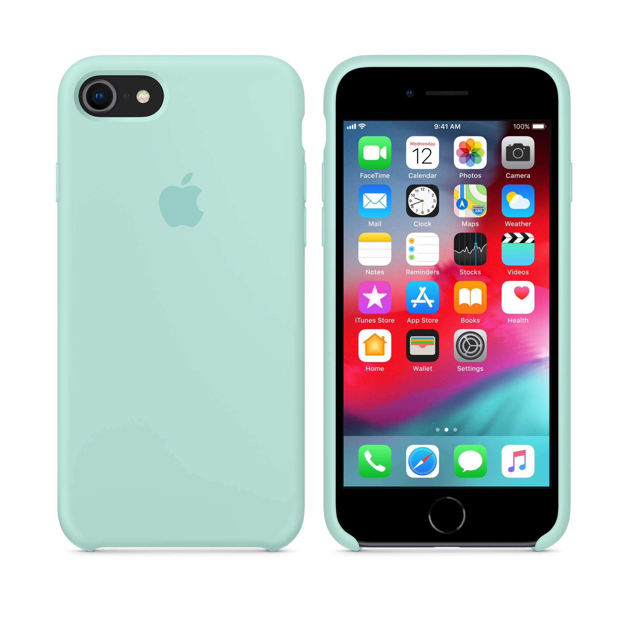 iPhone 8 / 7 Silicone Case — Marine Green