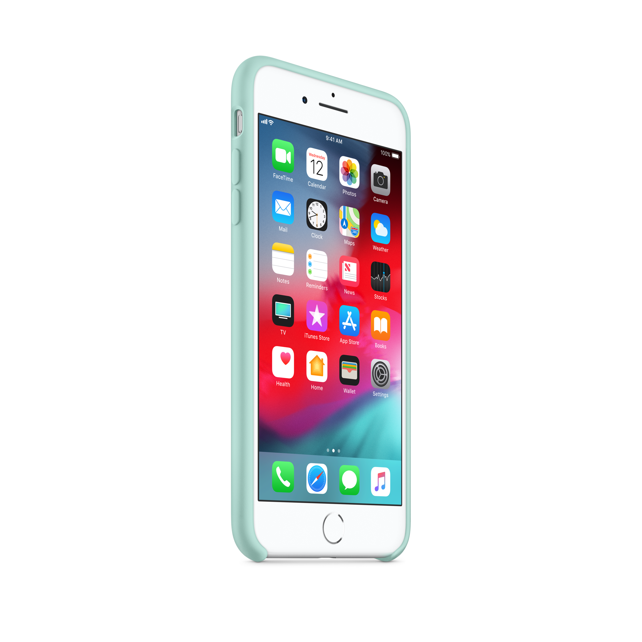iPhone 8 Plus / 7 Plus Silicone Case — Marine Green
