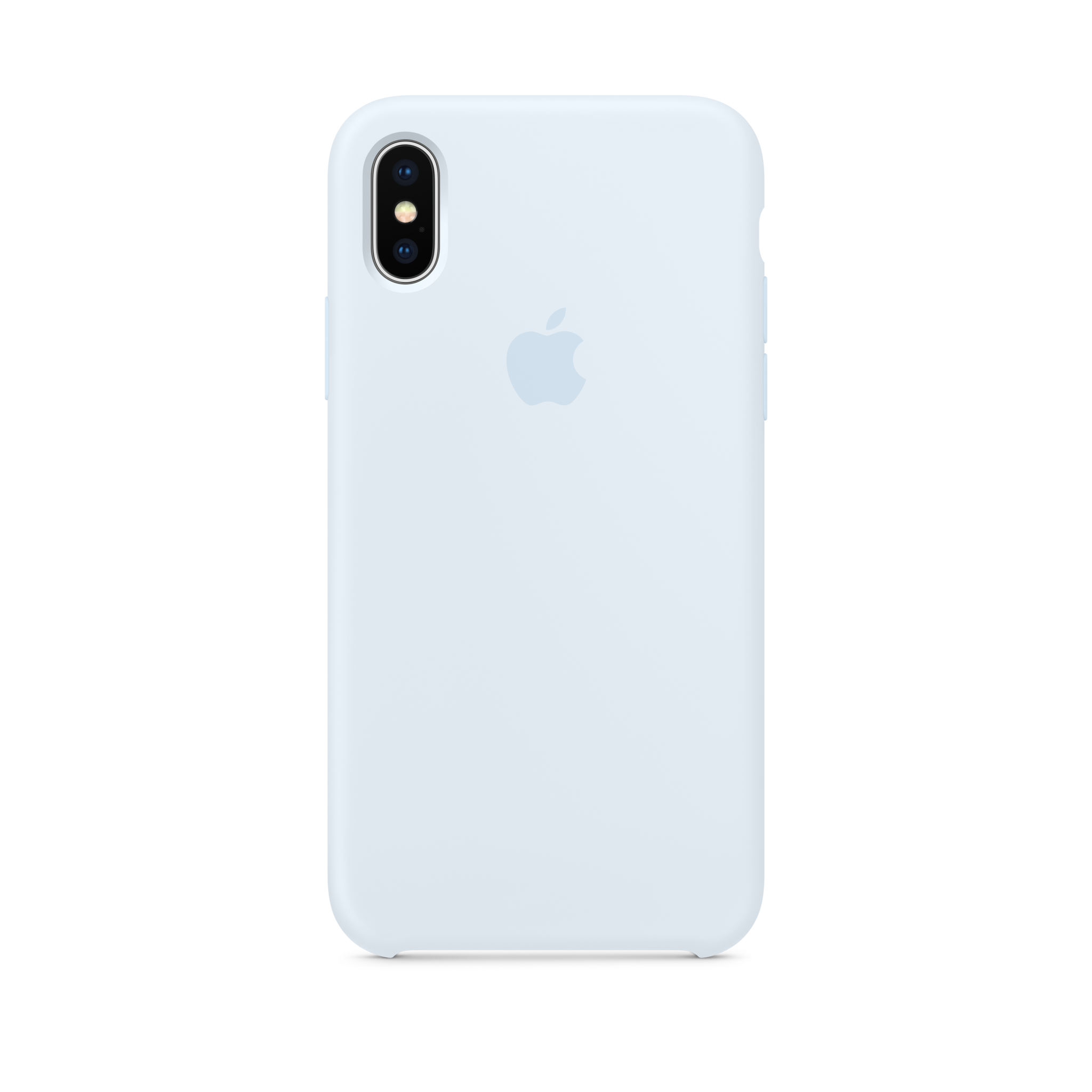 iPhone X Silicone Case — Sky Blue