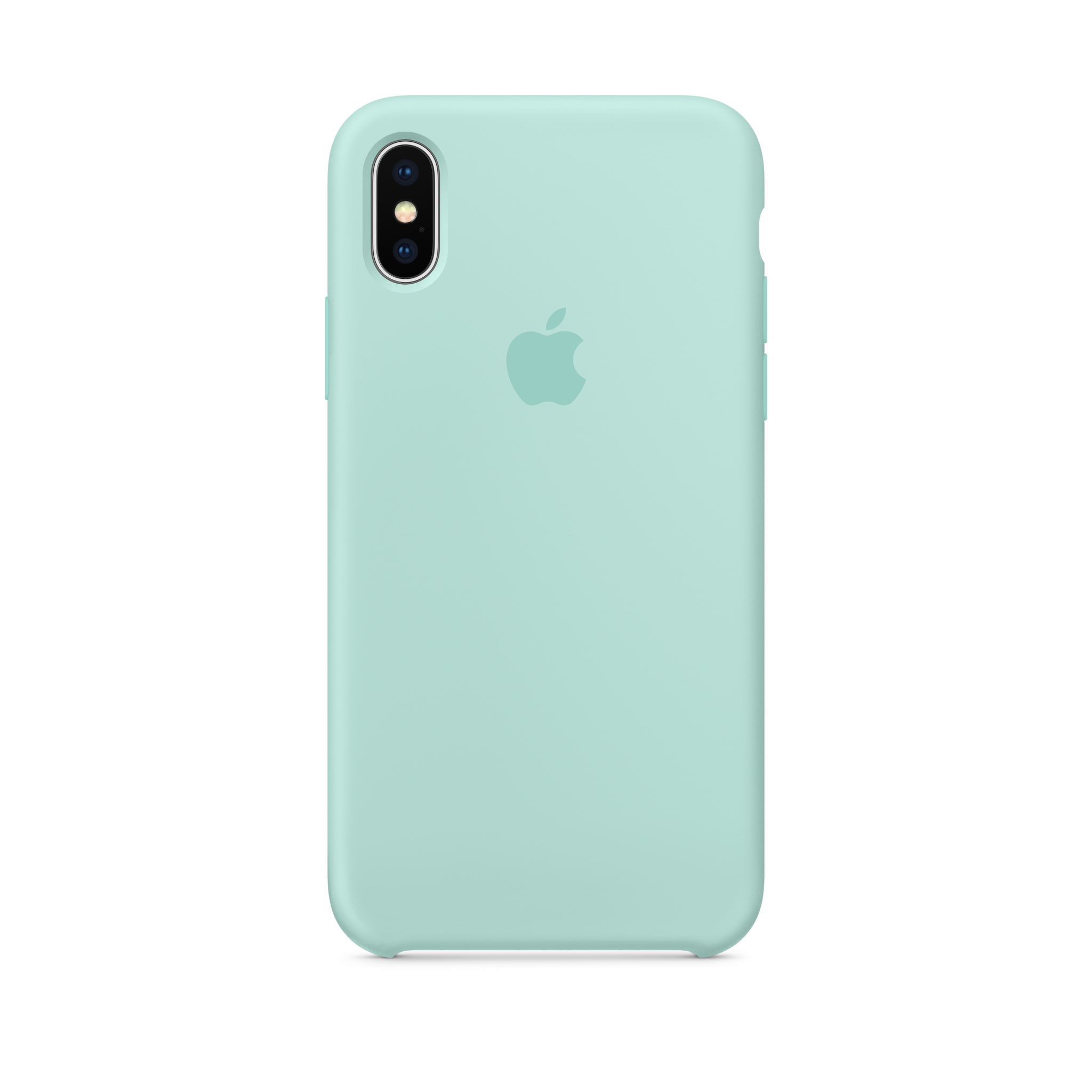 iPhone X Silicone Case — Marine Green