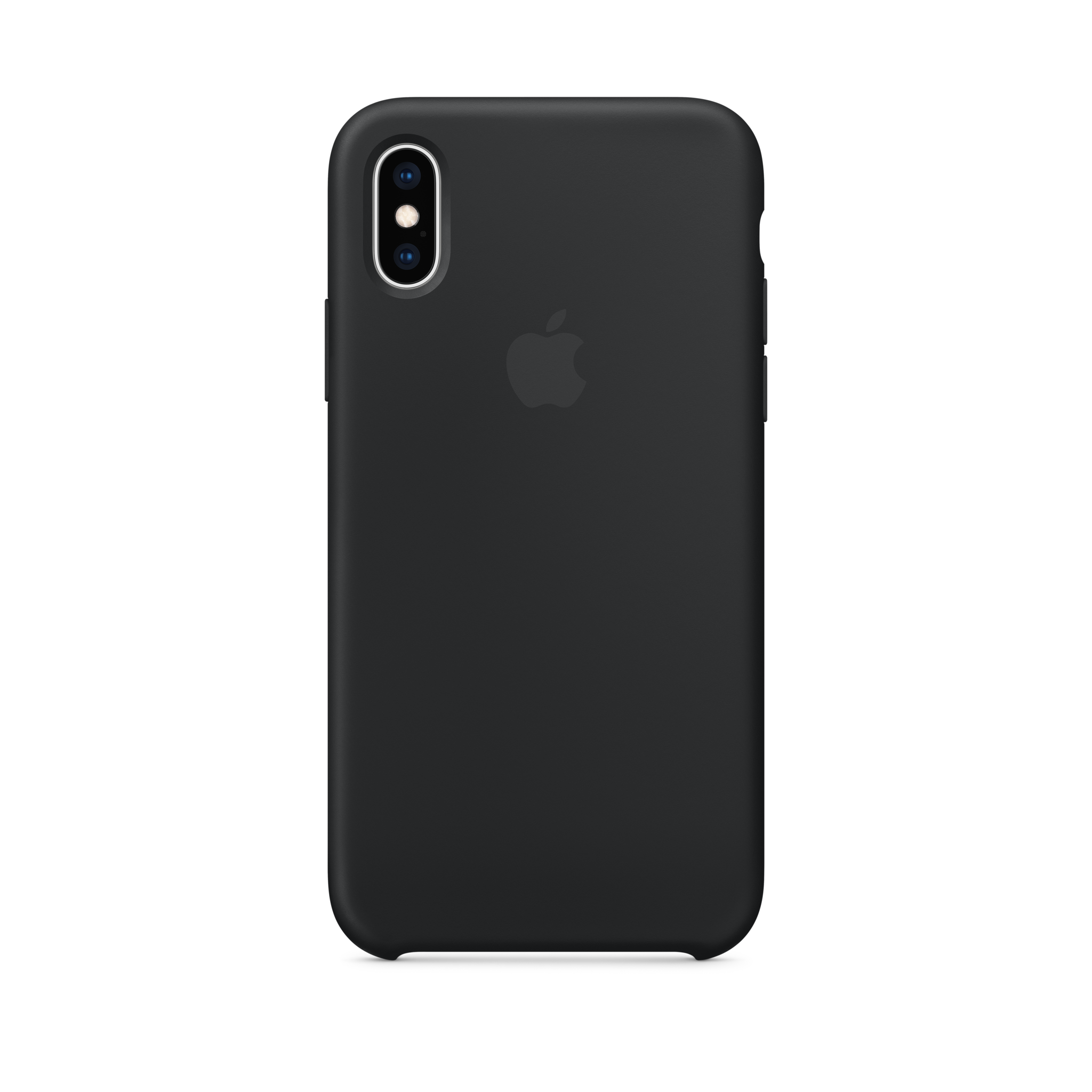 iPhone XS Silicone Case — Black