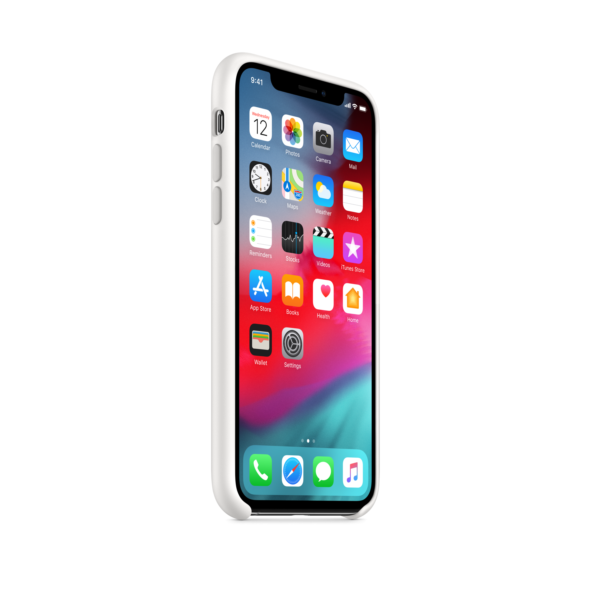 iPhone XS Silicone Case — White