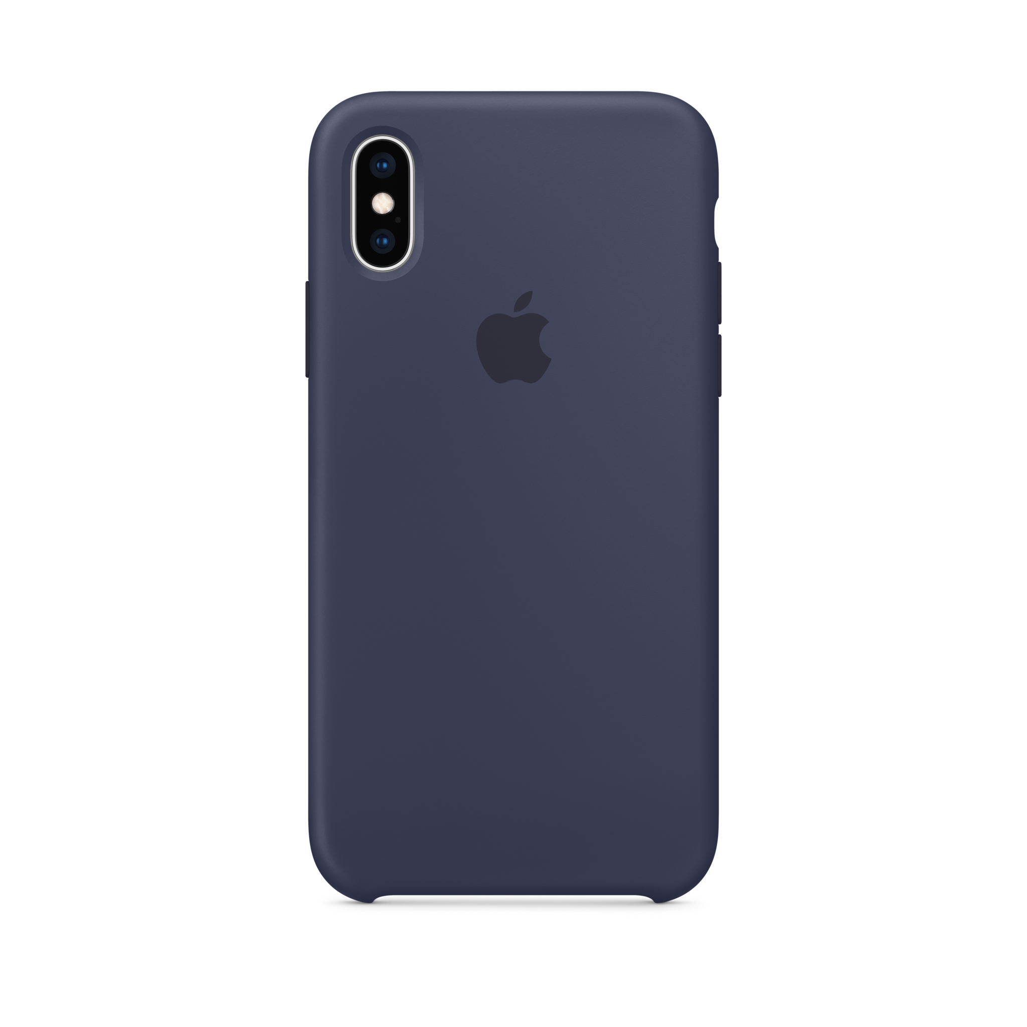 iPhone XS Silicone Case — Midnight Blue