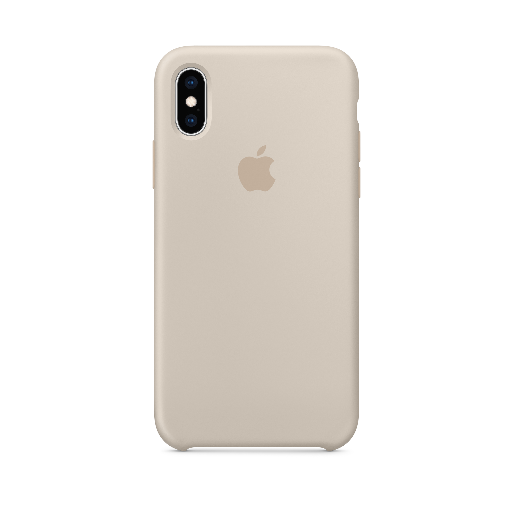 iPhone XS Silicone Case — Stone