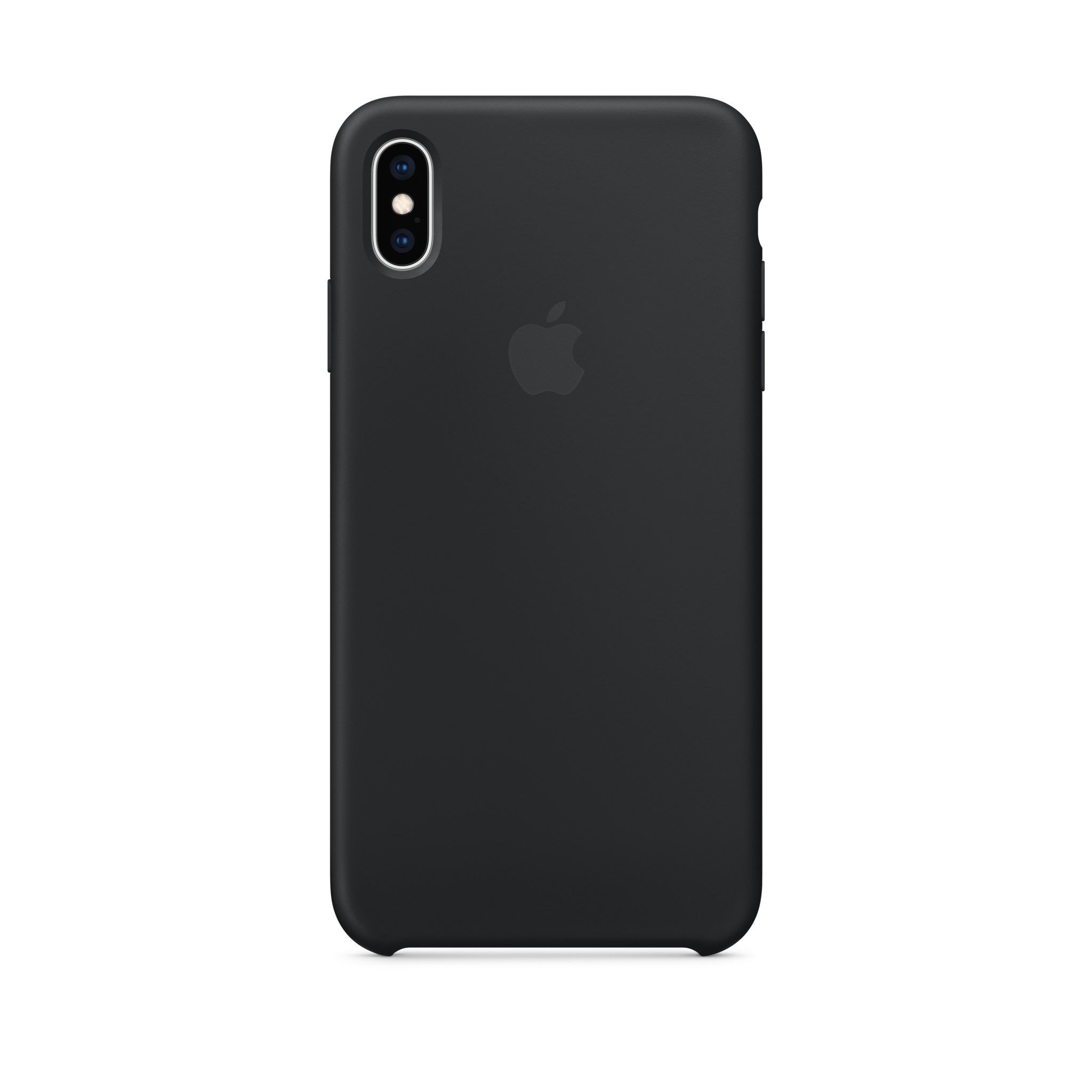 iPhone XS Max Silicone Case — Black
