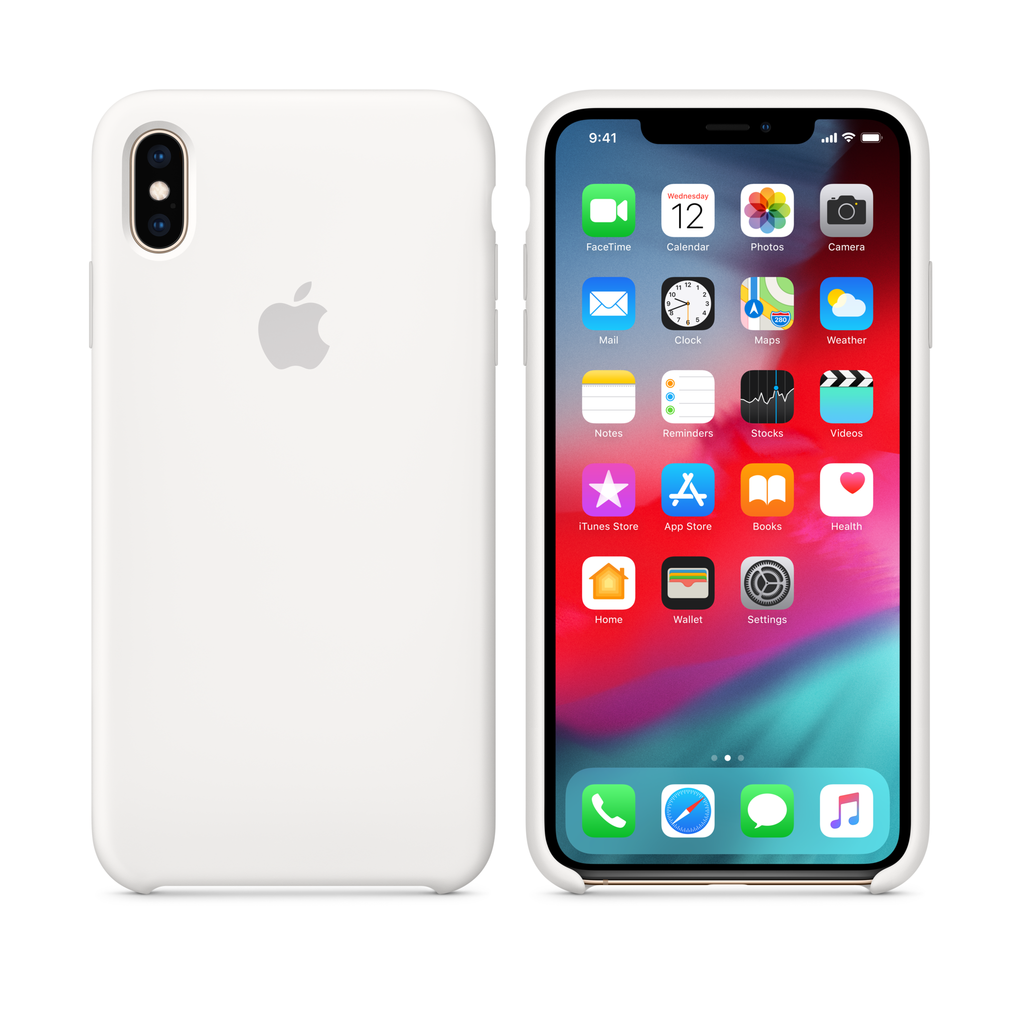 iPhone XS Max Silicone Case — White