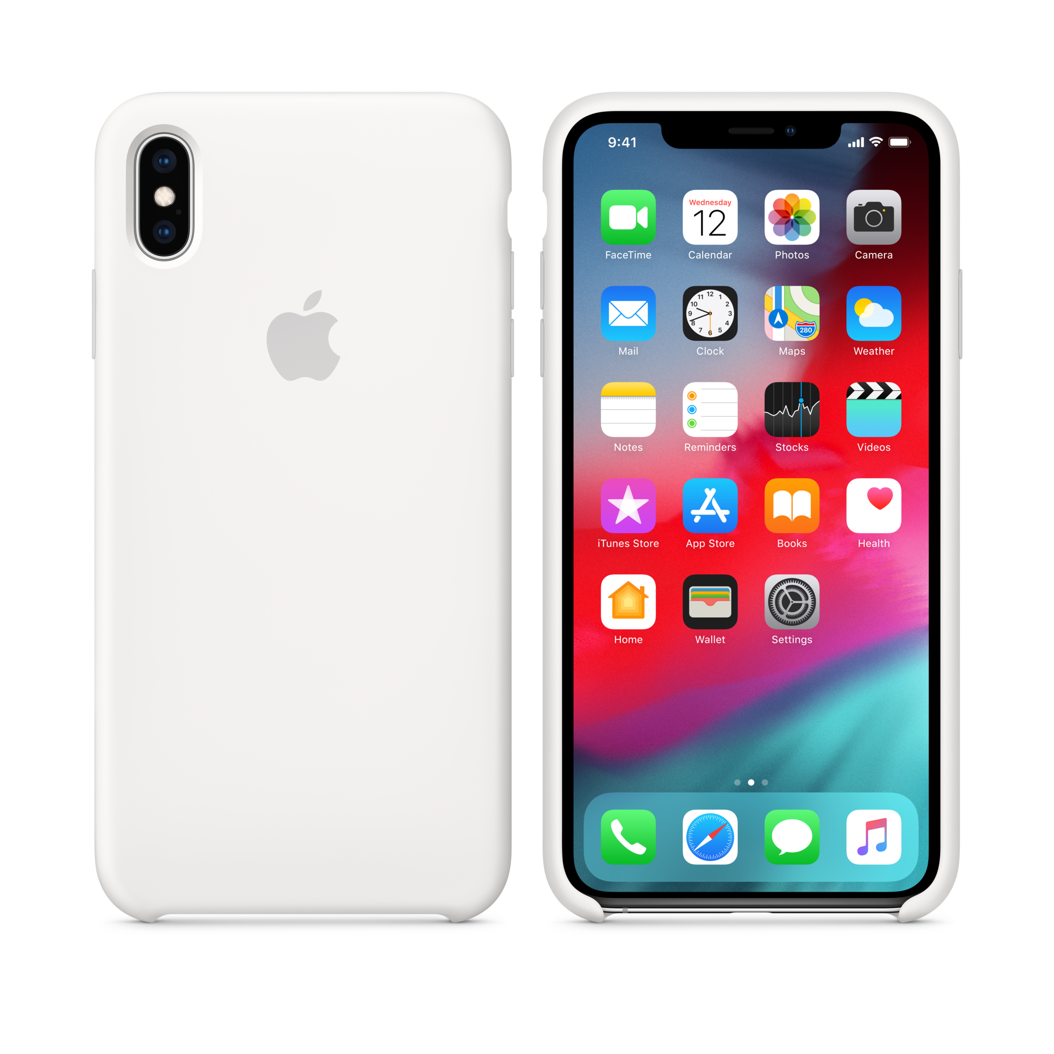 iPhone XS Max Silicone Case — White