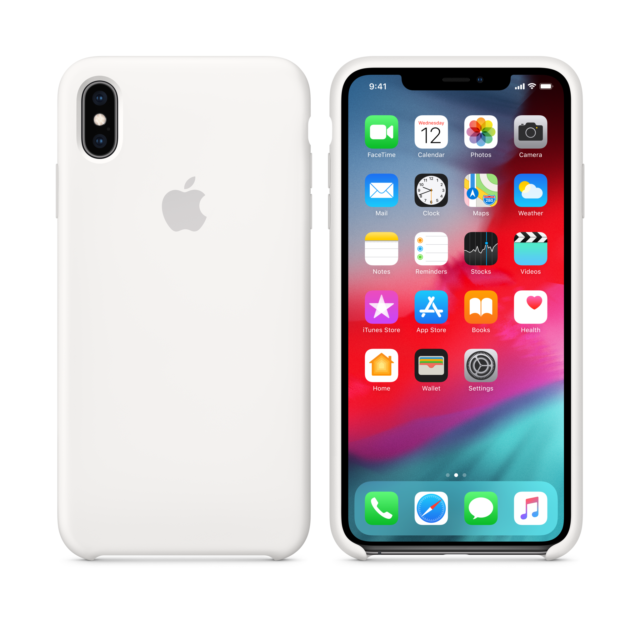 iPhone XS Max Silicone Case — White