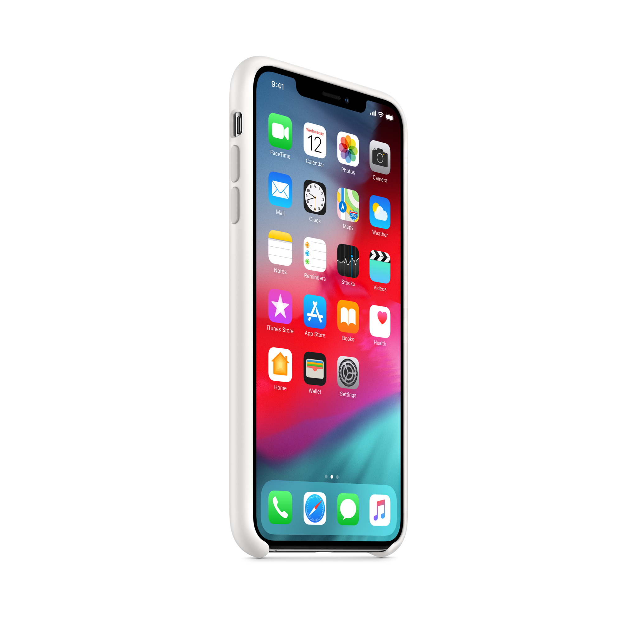 iPhone XS Max Silicone Case — White