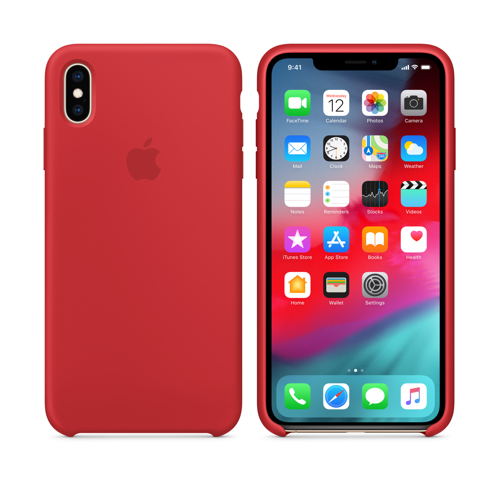iPhone XS Max Silicone Case — PRODUCT(RED)