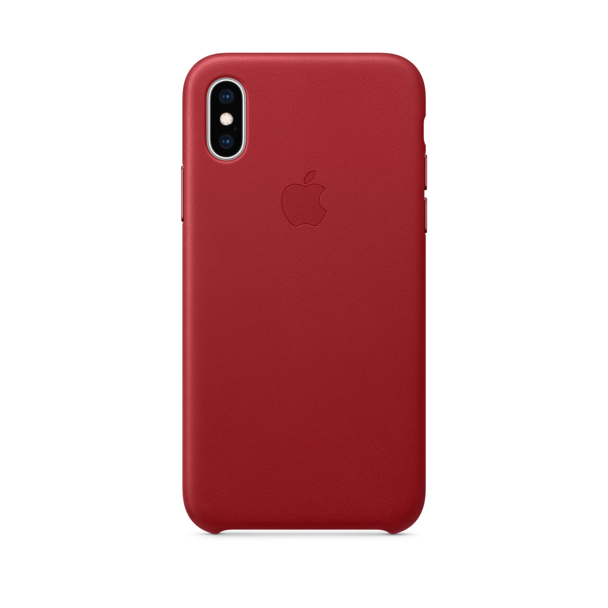 iPhone XS Leather Case — PRODUCT(RED)