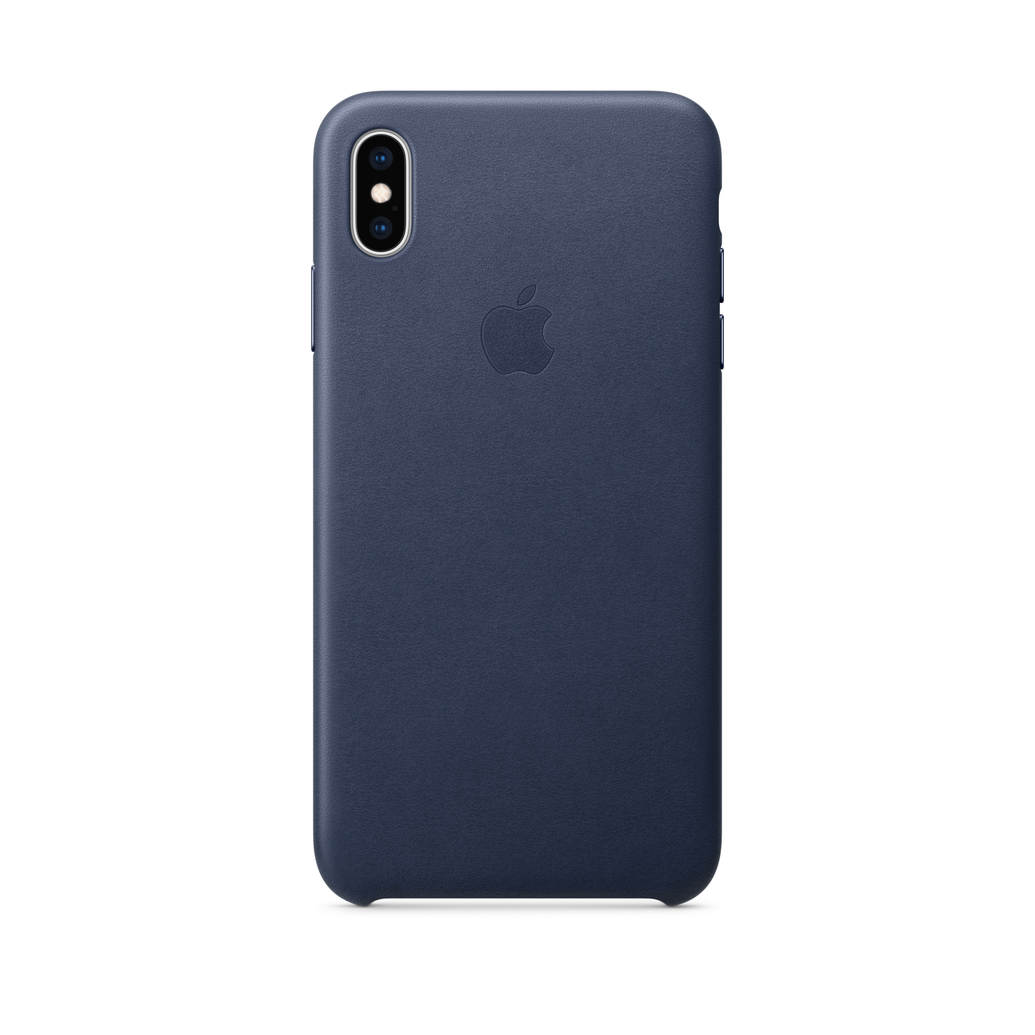 iPhone XS Max Leather Case — Midnight Blue
