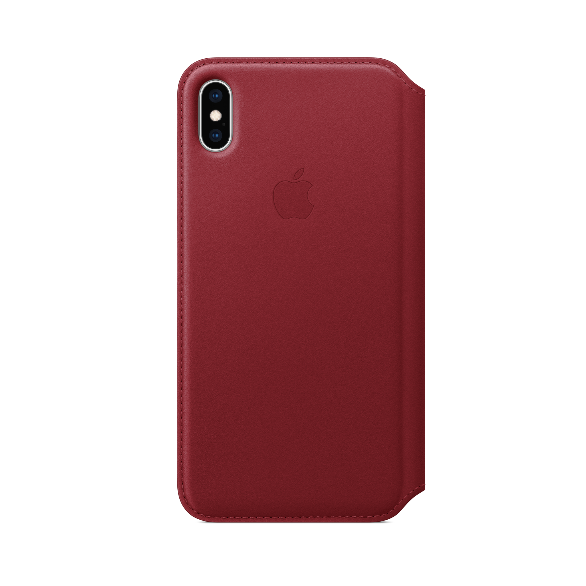 iPhone XS Max Leather Folio — PRODUCT(RED)