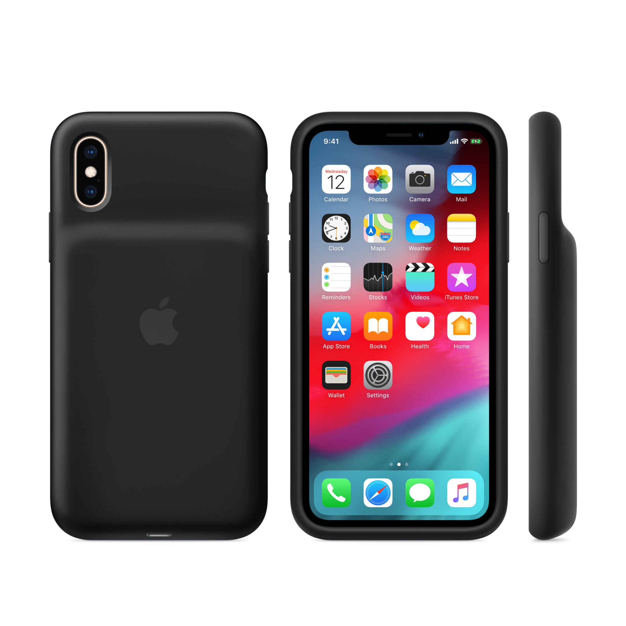 iPhone XS Smart Battery Case — Black