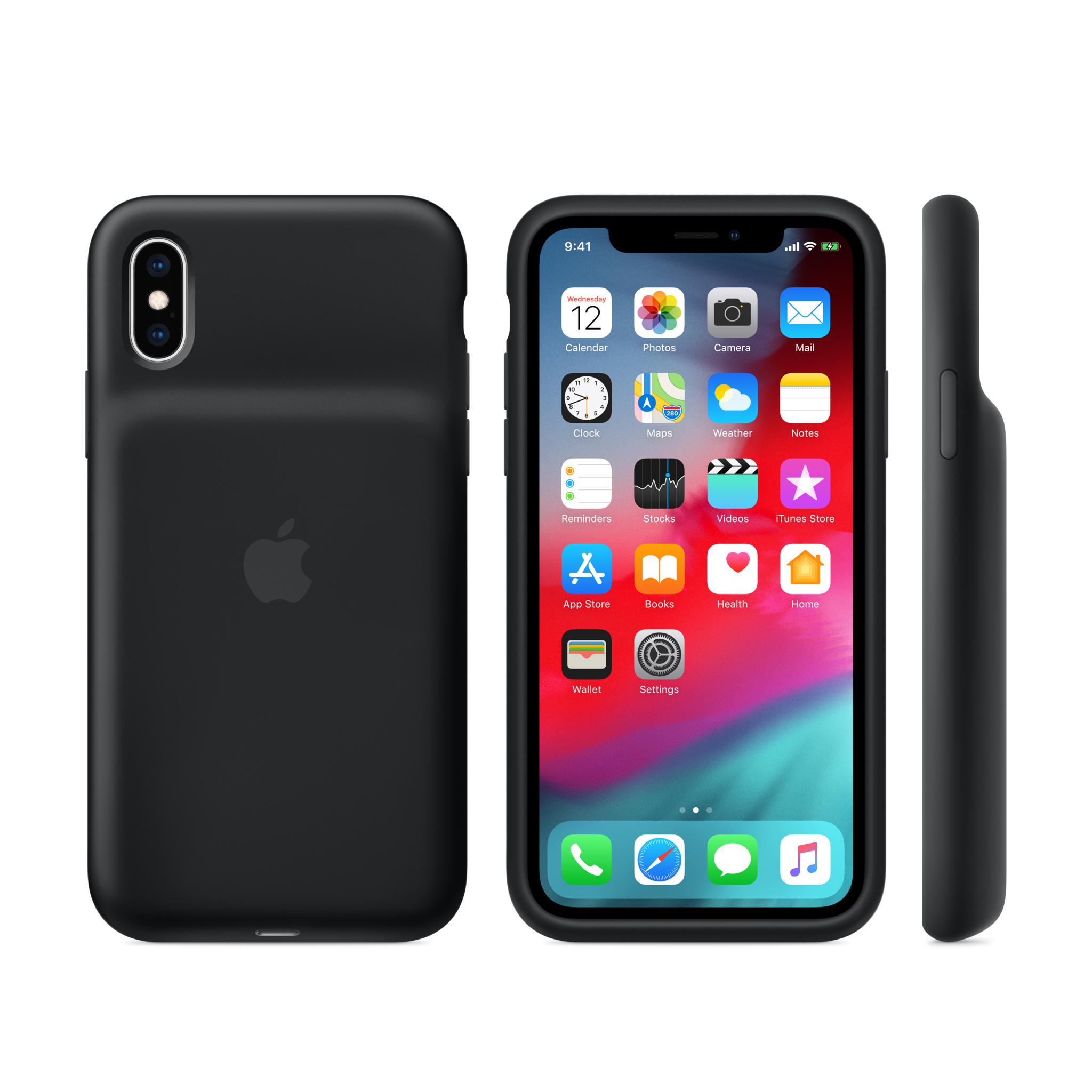 iPhone XS Smart Battery Case — Black