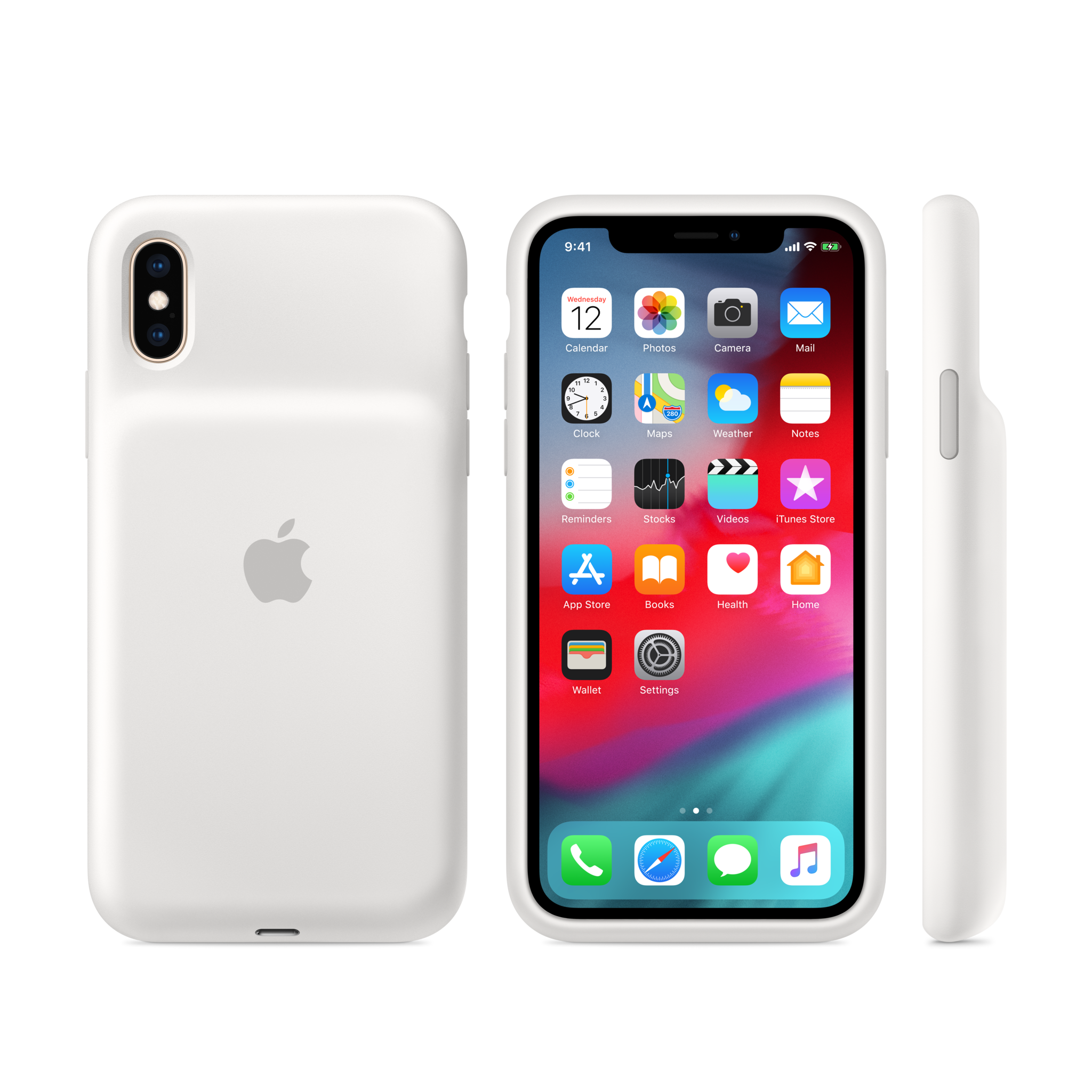 iPhone XS Smart Battery Case — White