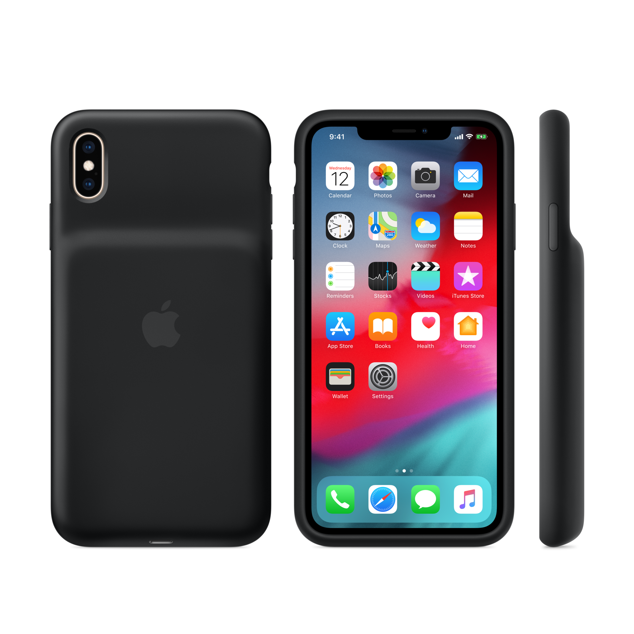 iPhone XS Max Smart Battery Case — Black