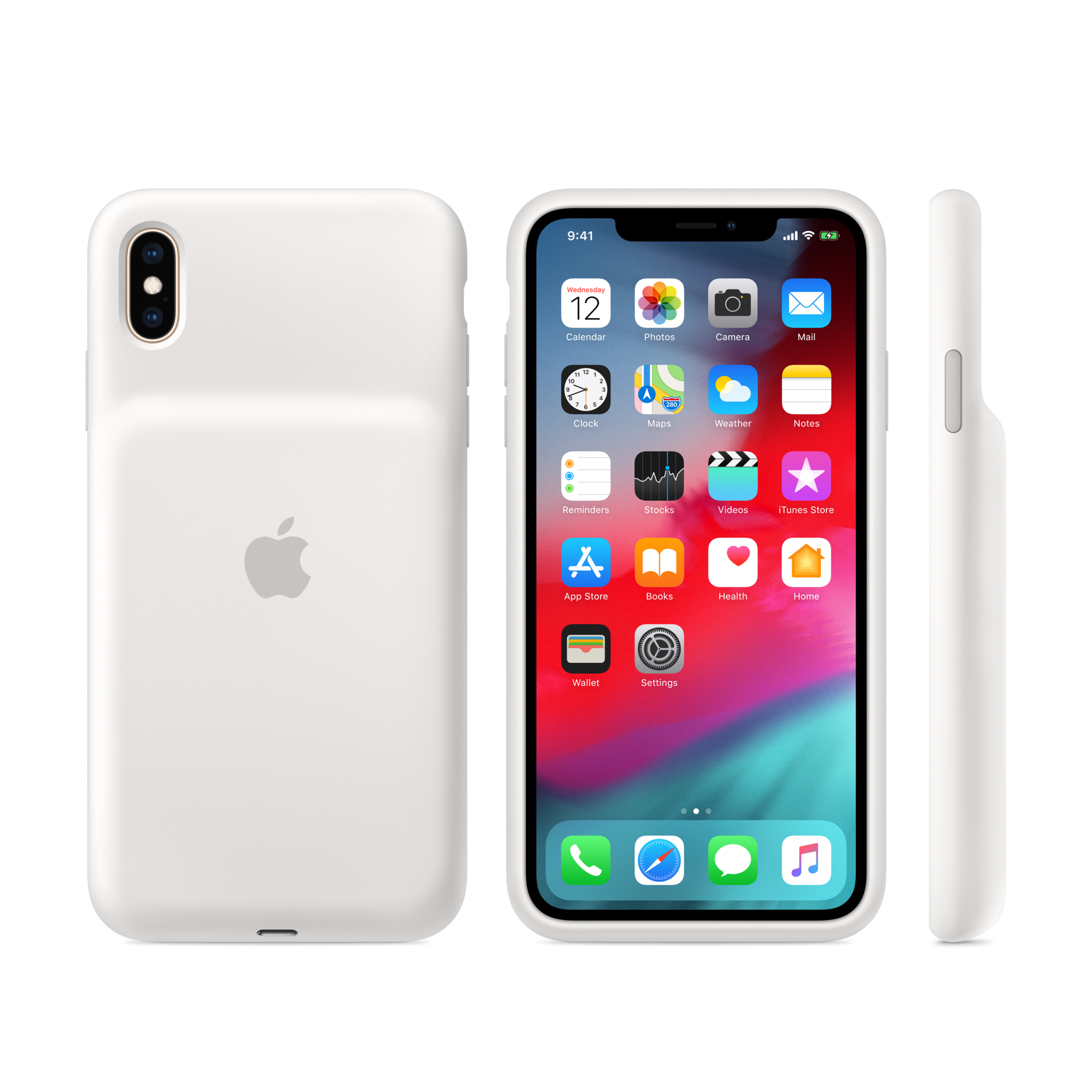 iPhone XS Max Smart Battery Case — White