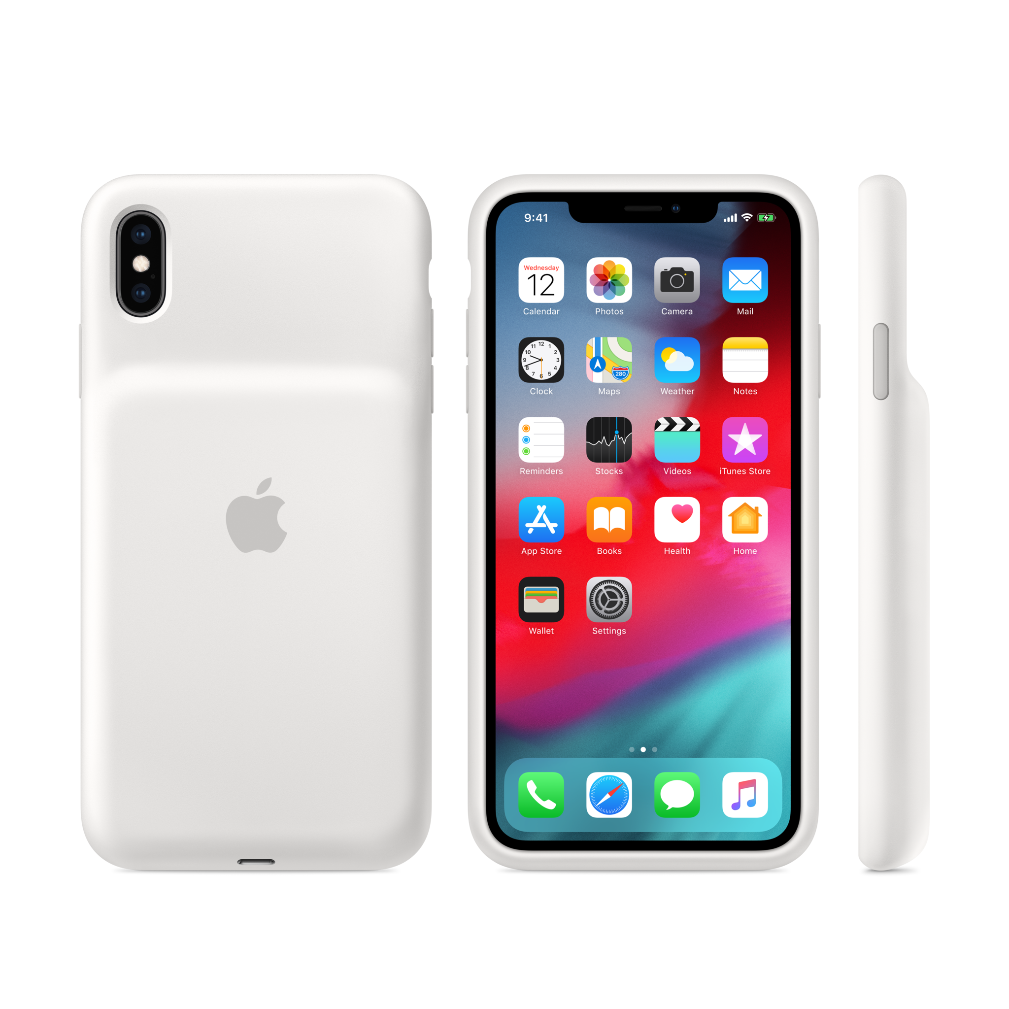 iPhone XS Max Smart Battery Case — White